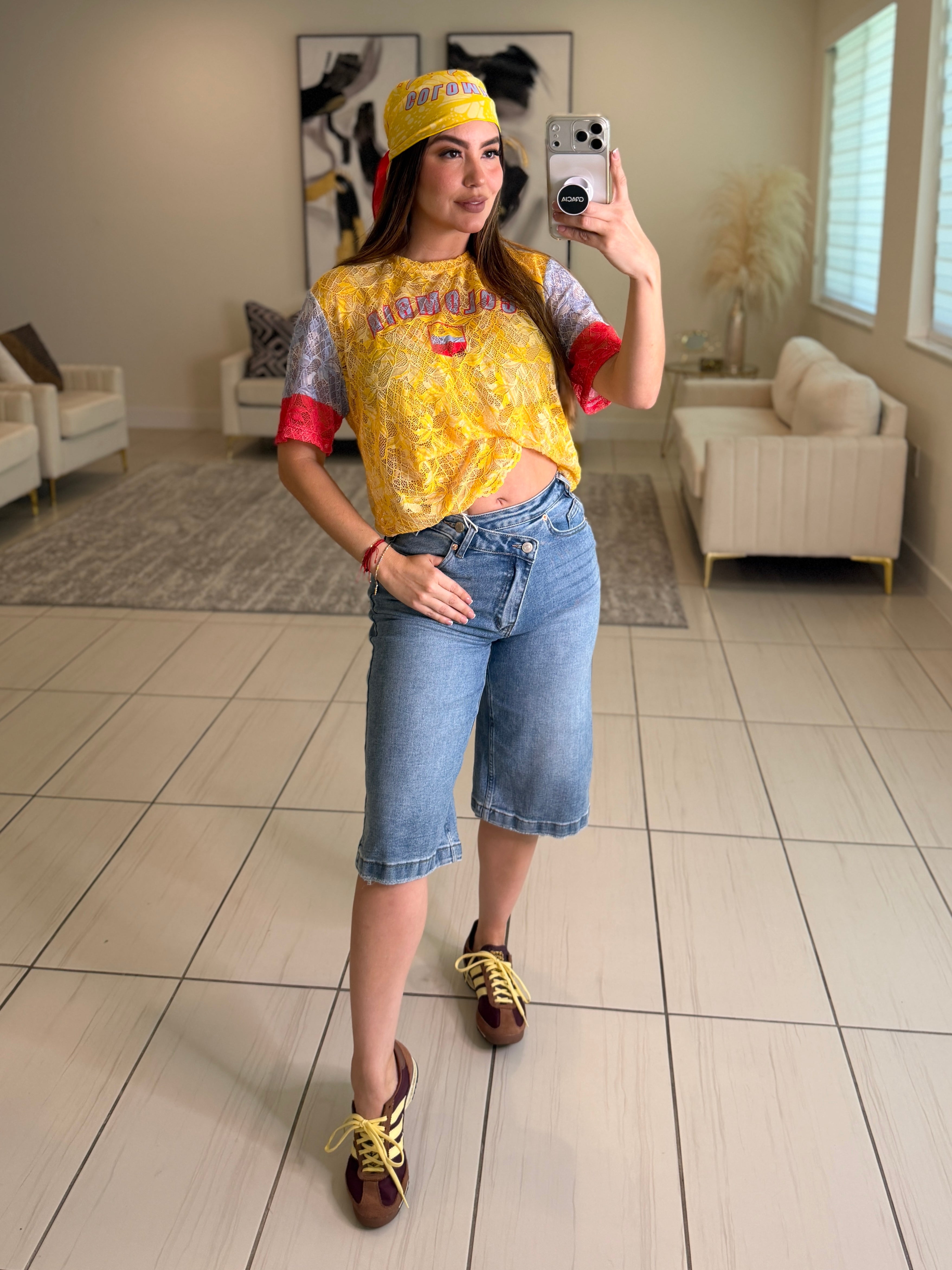 Colombia Core Lace Tshirt Set