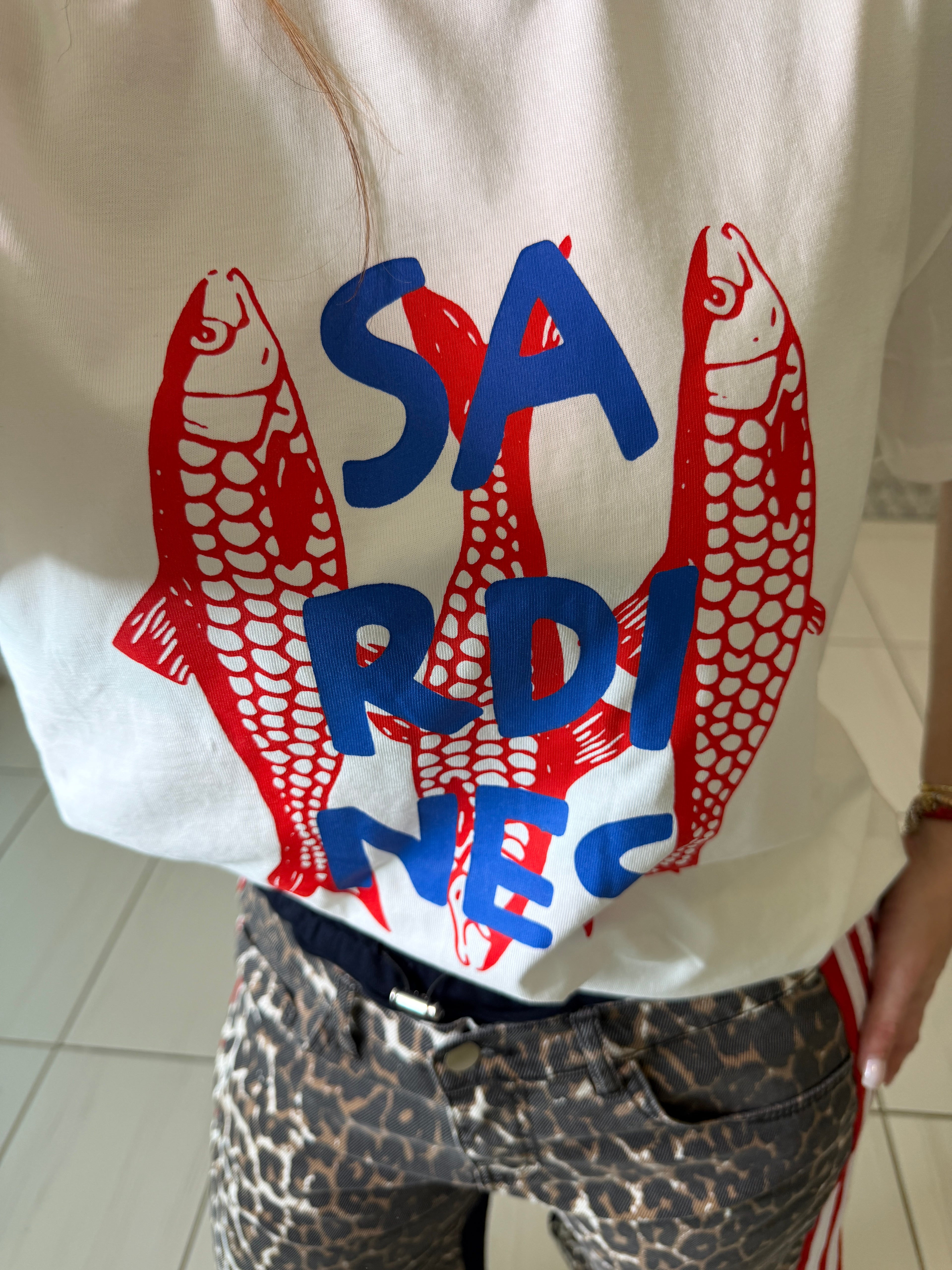 Sardines White Tshirt