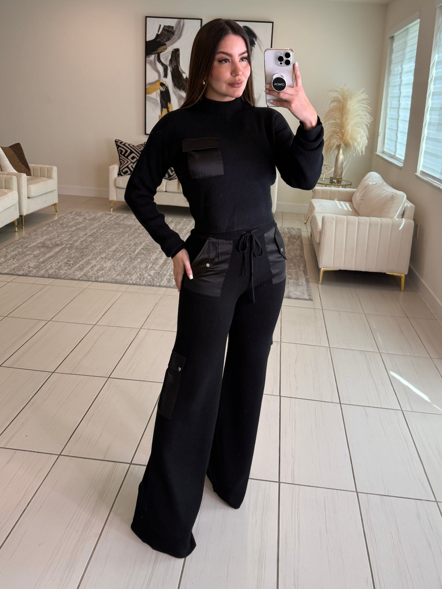 Enigma Nights Knit Pant Set