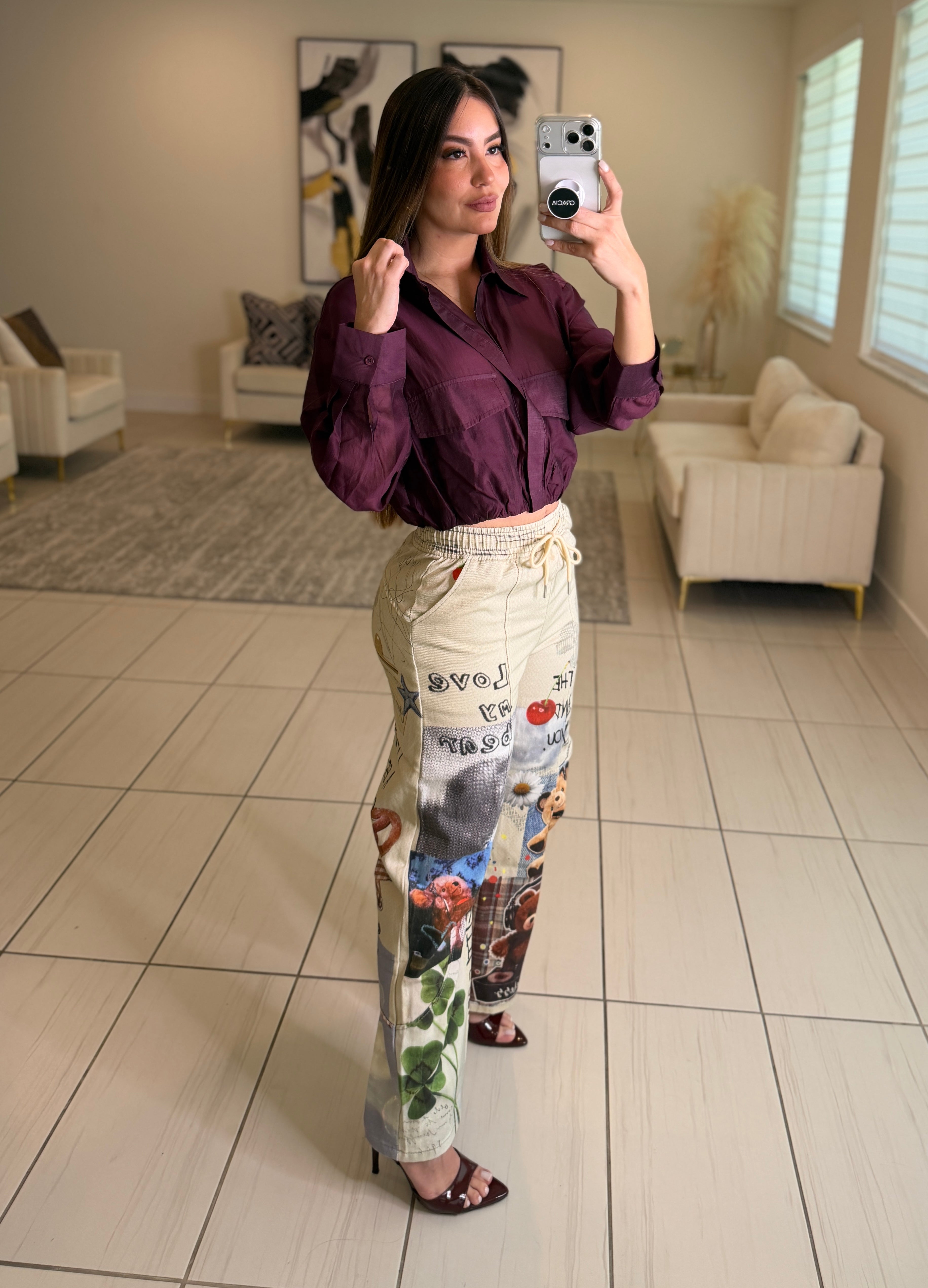 The Everyday Ease Wine Shirt