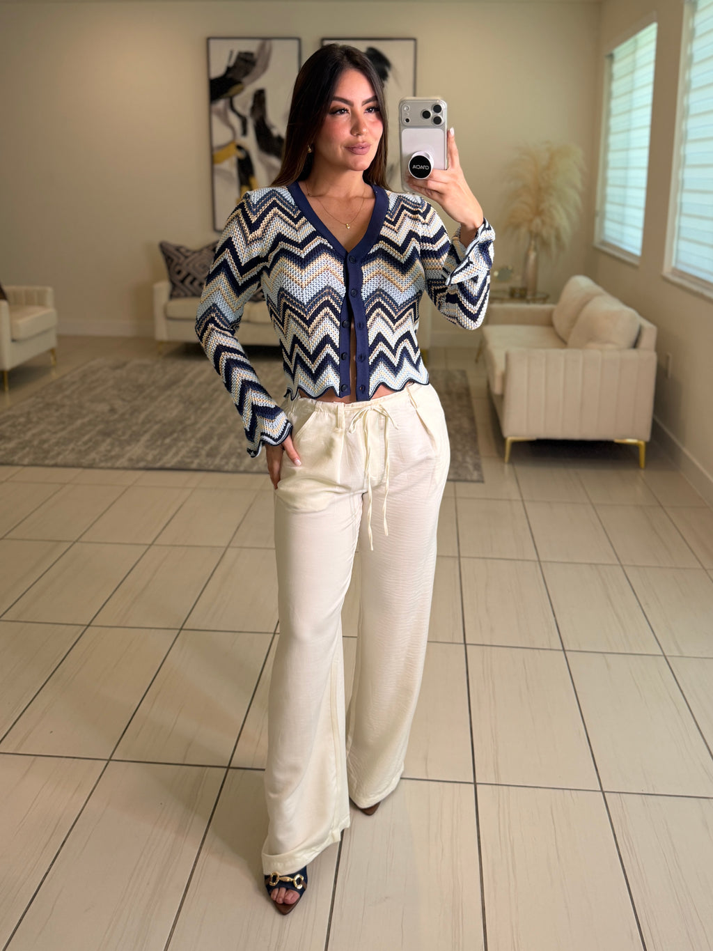 Afterglow Affair Blue Top
