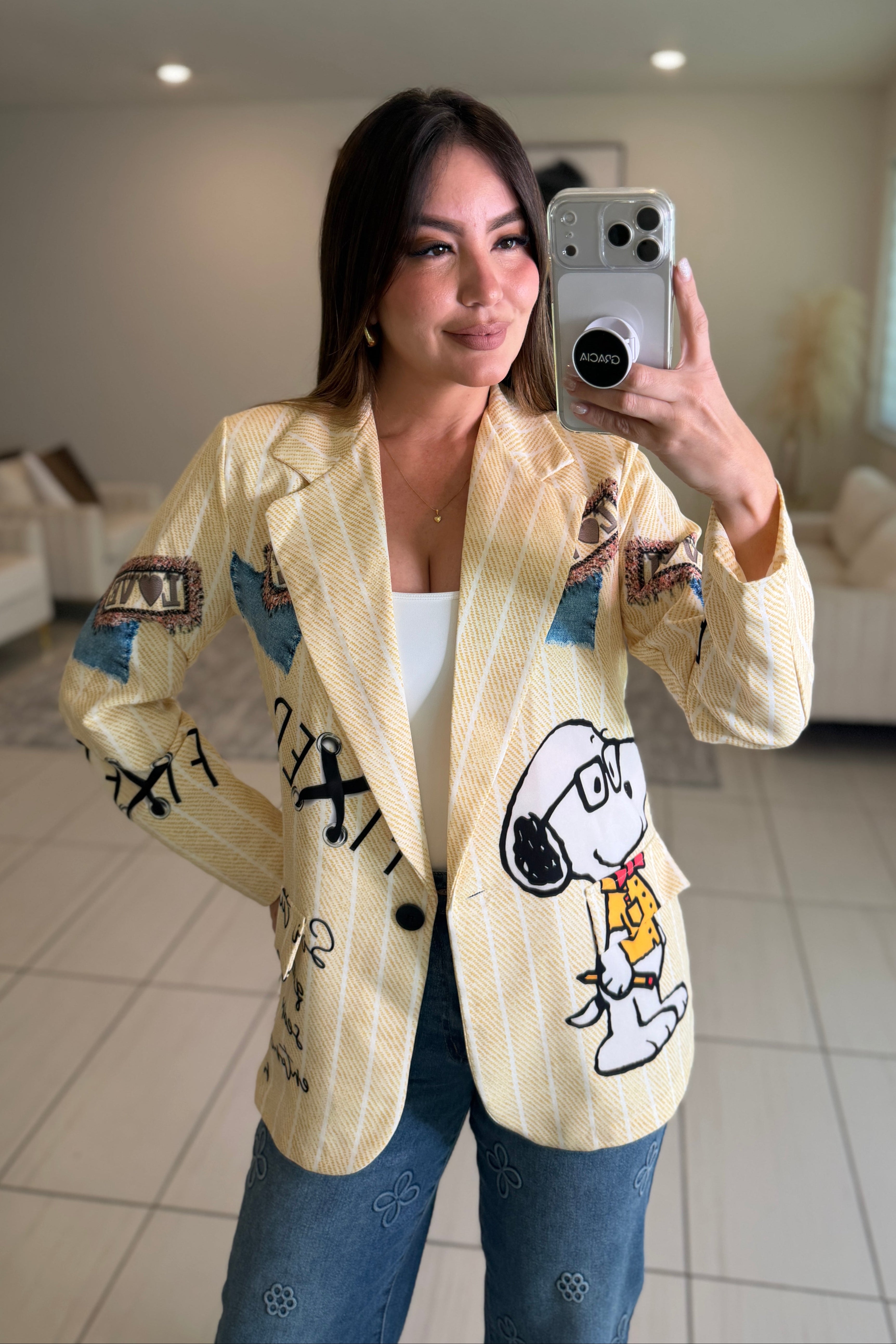 Glamorous Magic Yellow Blazer