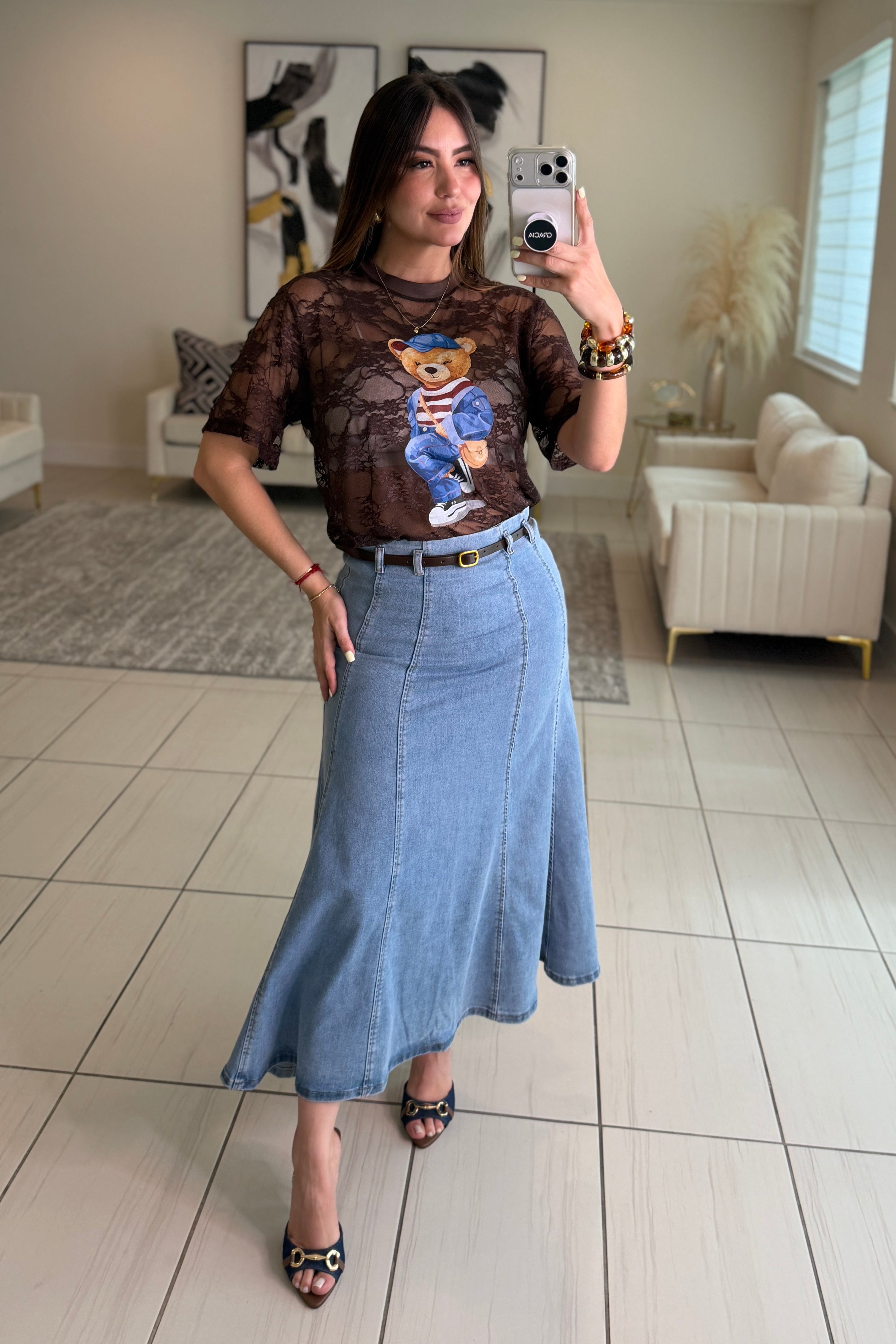 Oasis Whisper Denim Skirt