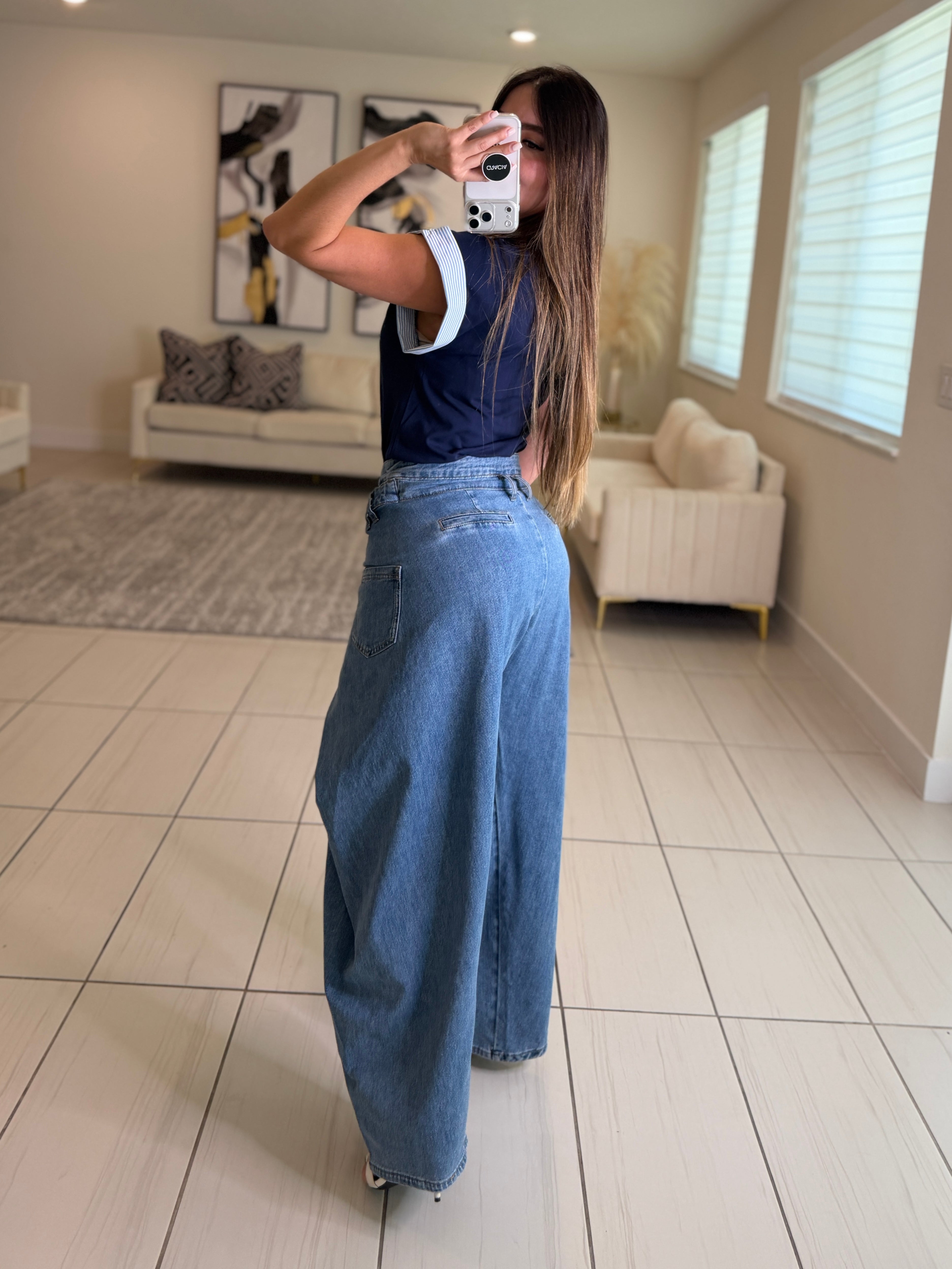 Tactical Edge Blue Denim Pants