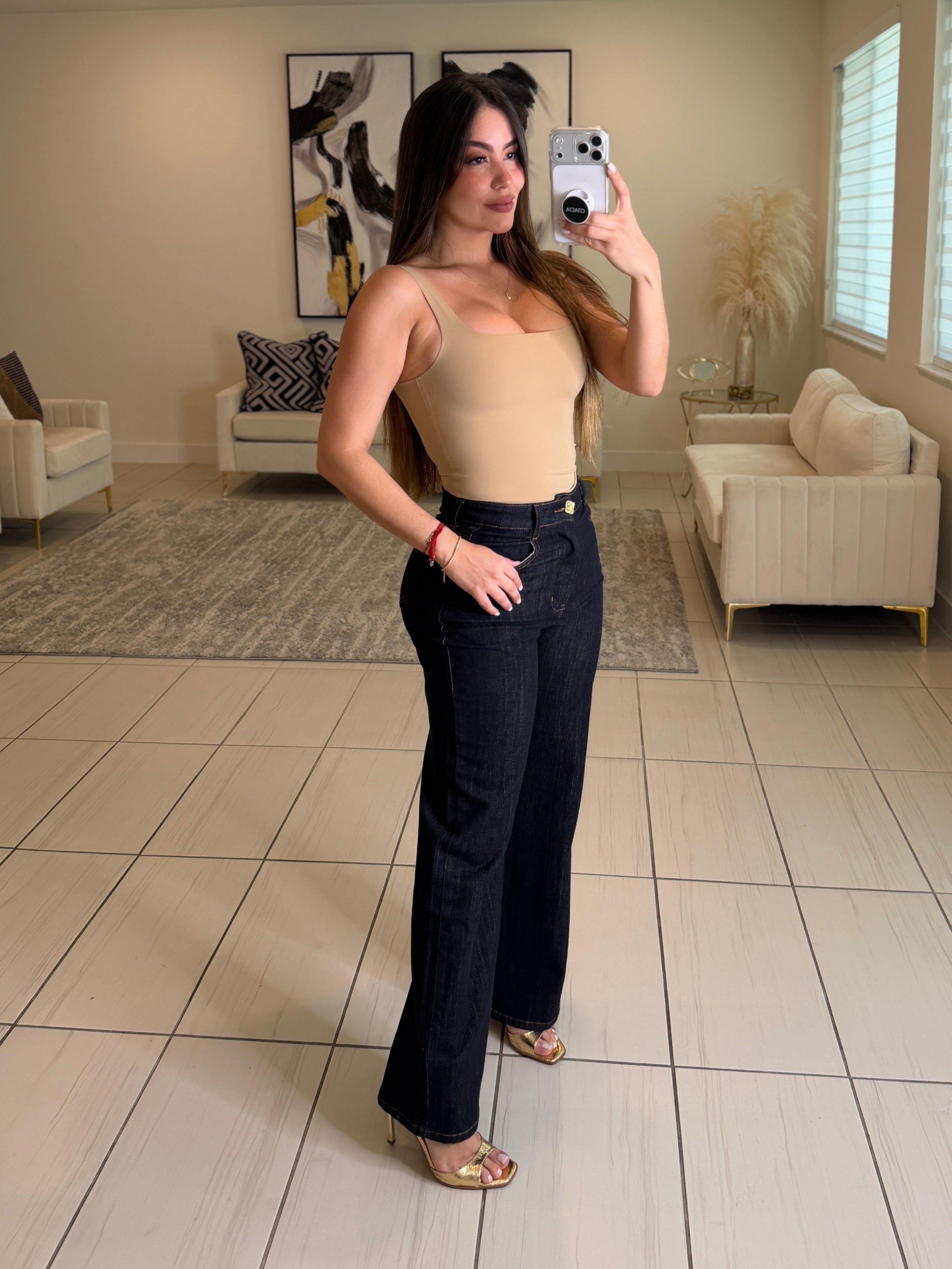 Luxe Seamless Beige Bodysuit