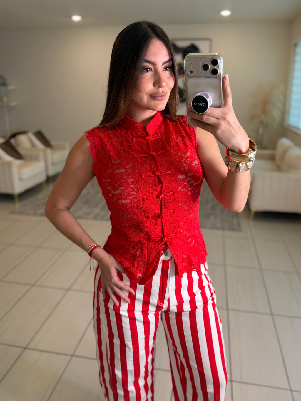 Ruby Empress Red Top