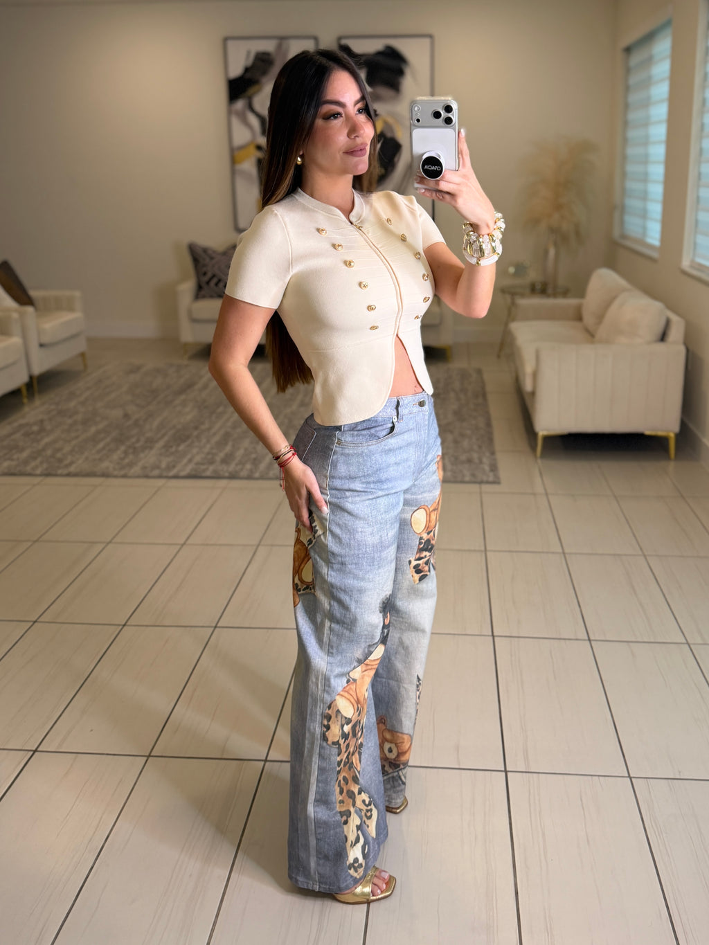 Runway Napoleon Beige Top