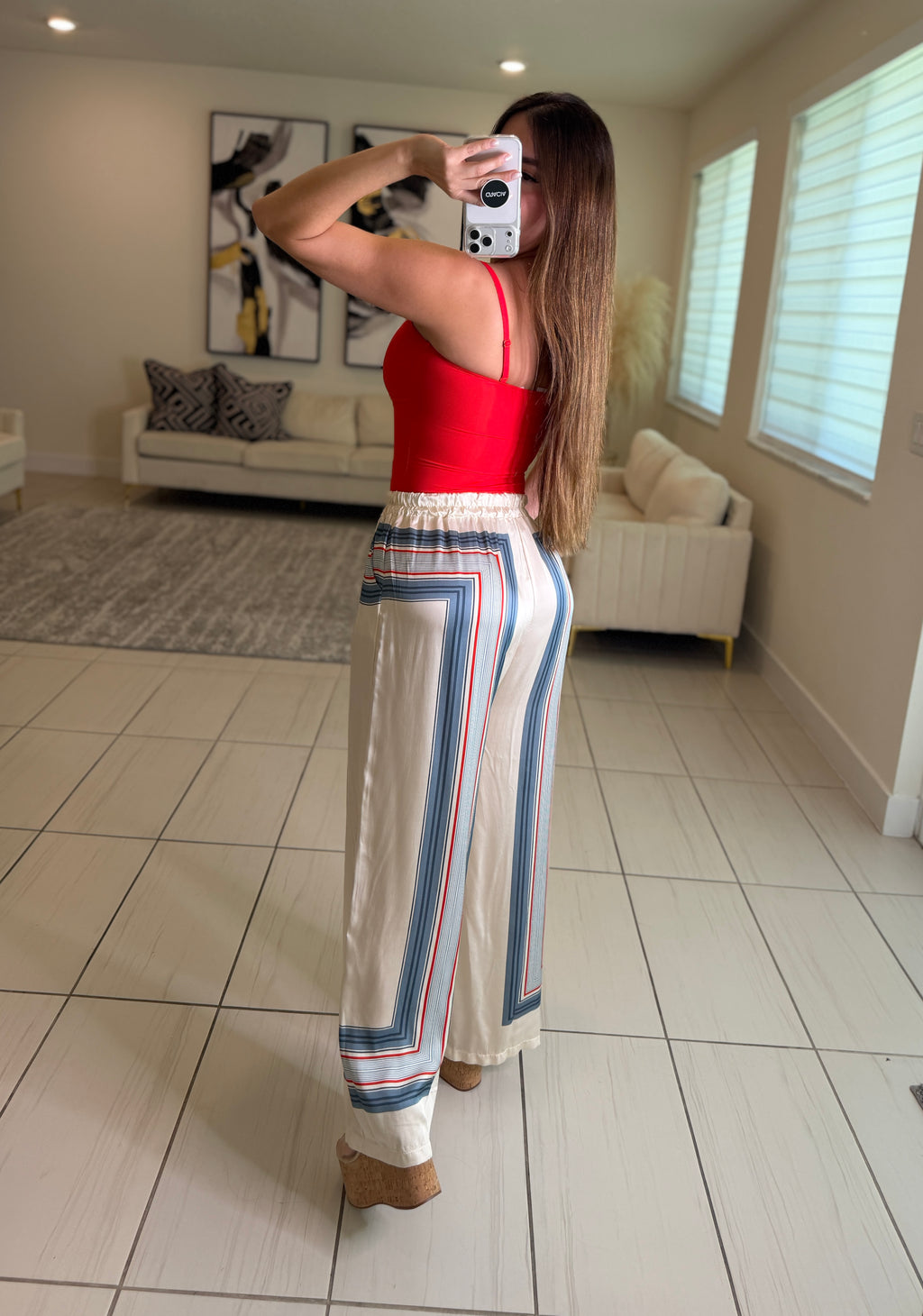 Luxe Essential Red Bodysuit