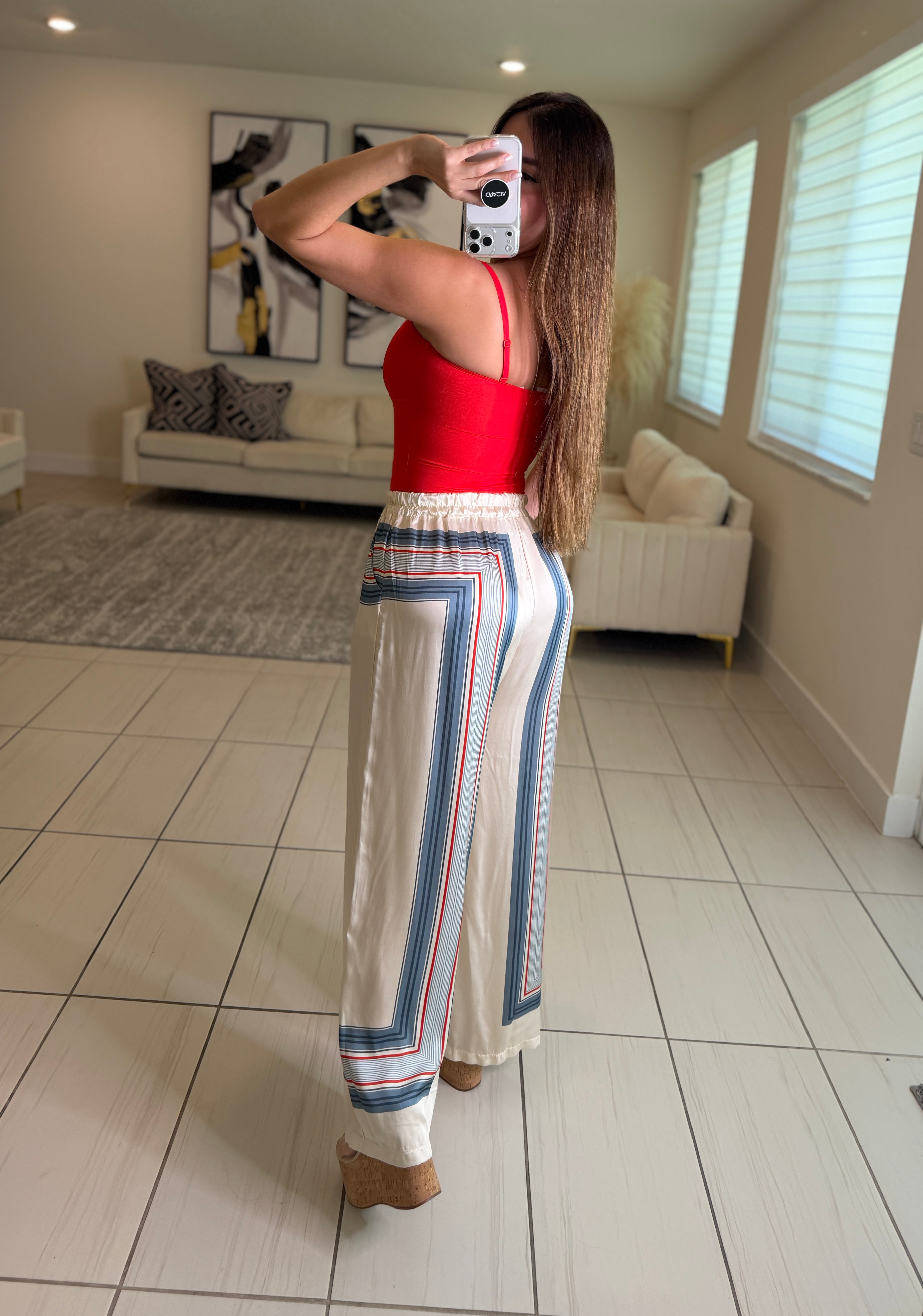 Luxe Essential Red Bodysuit