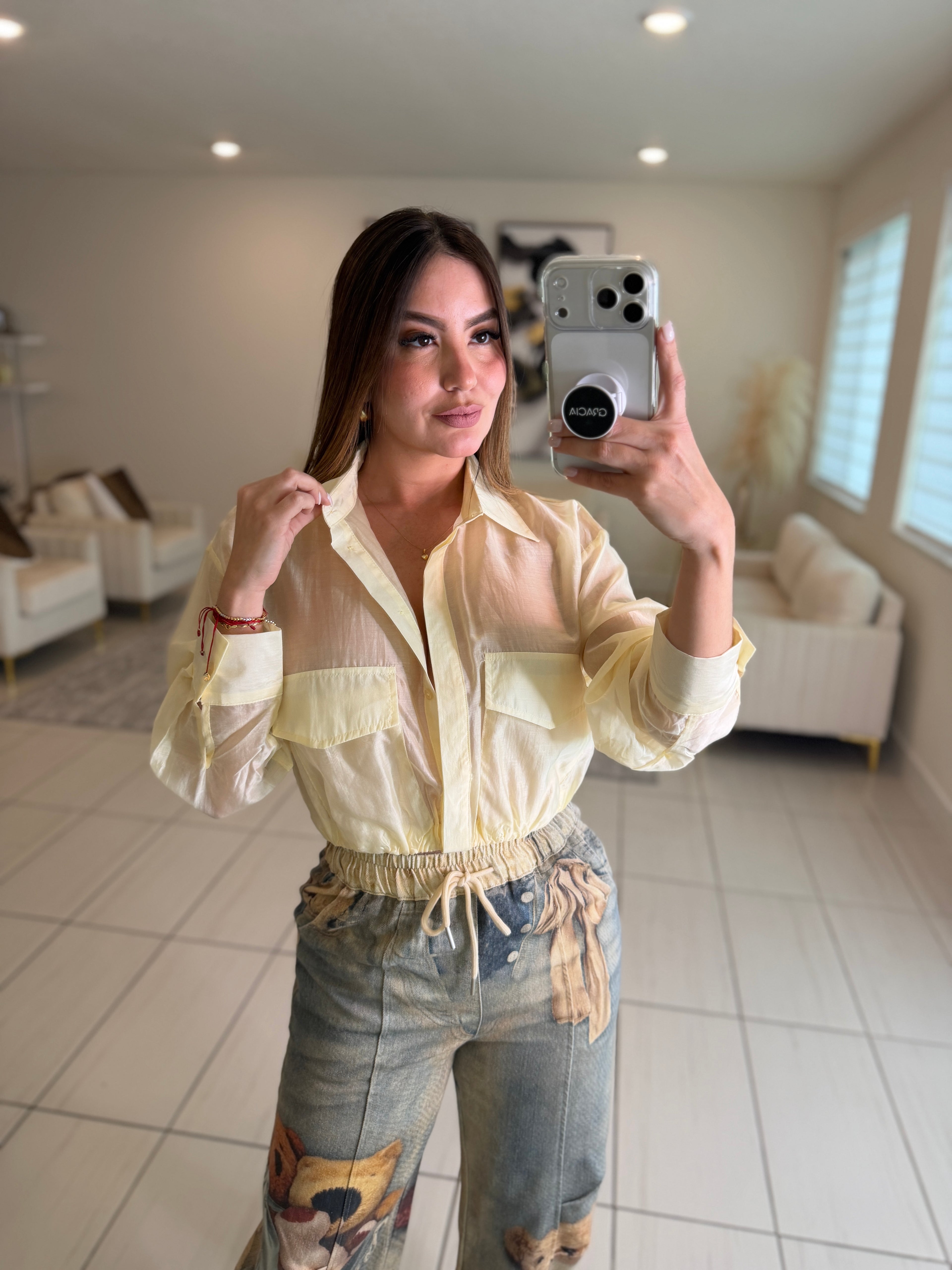 The Everyday Ease Yellow Shirt
