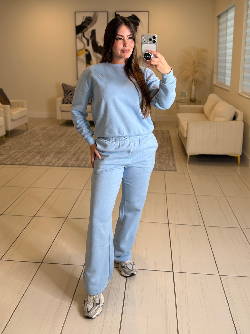 Serenity Halo Light Blue Pant Set