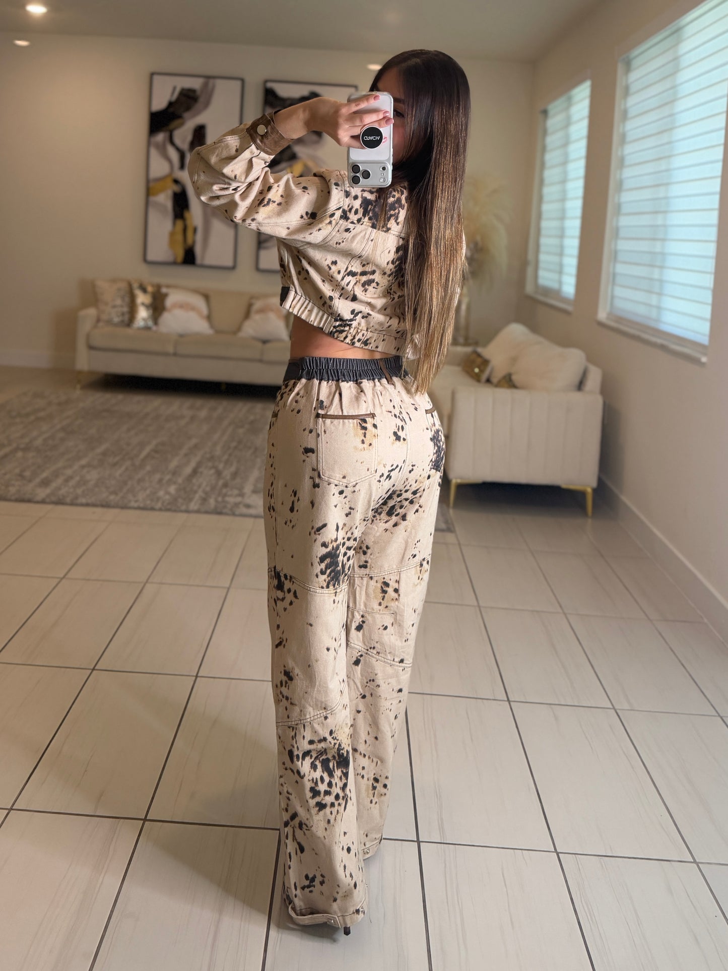 Fierce Streak Contrast Pant Set