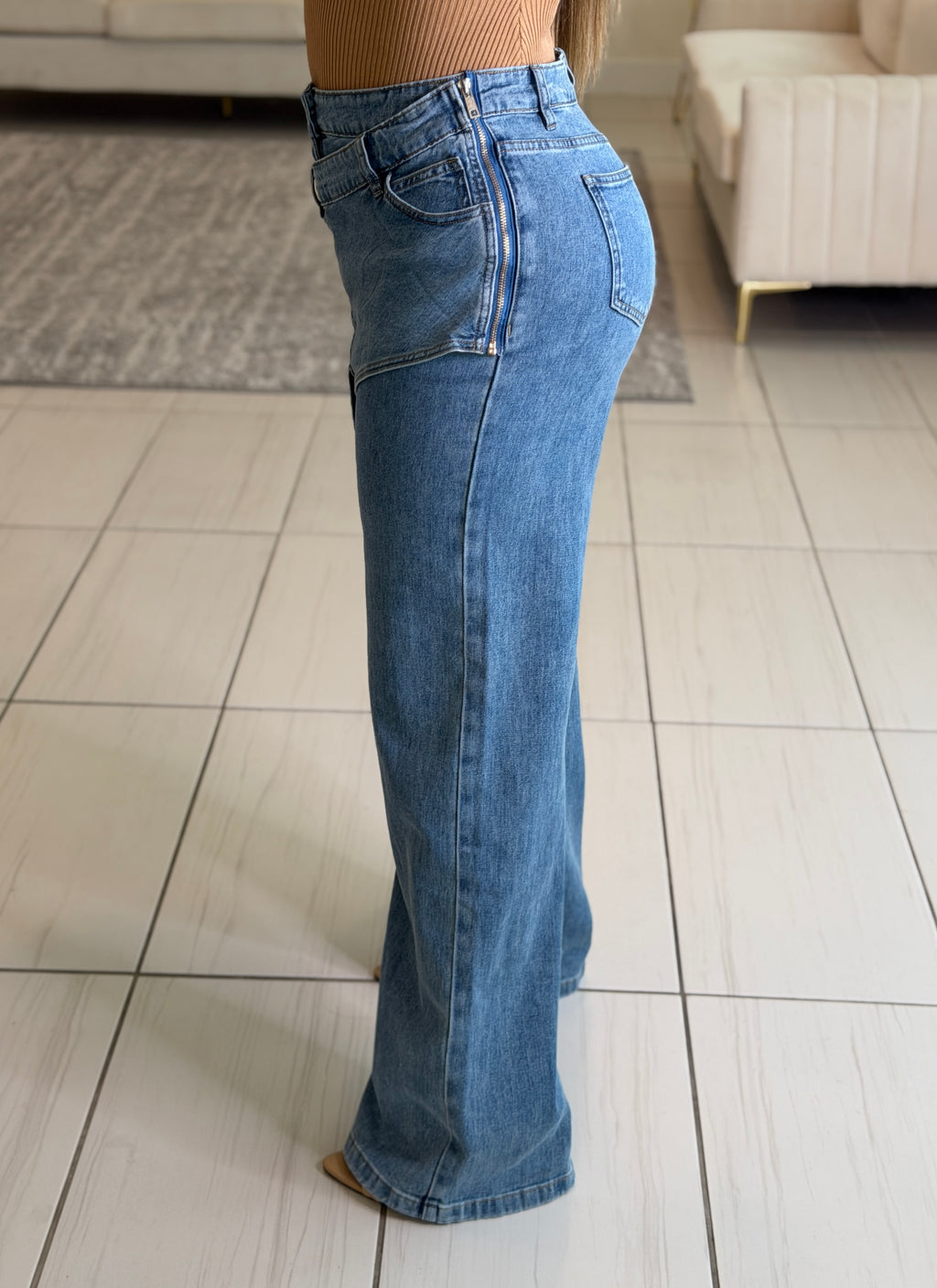 Empowered Feeling Denim Pants
