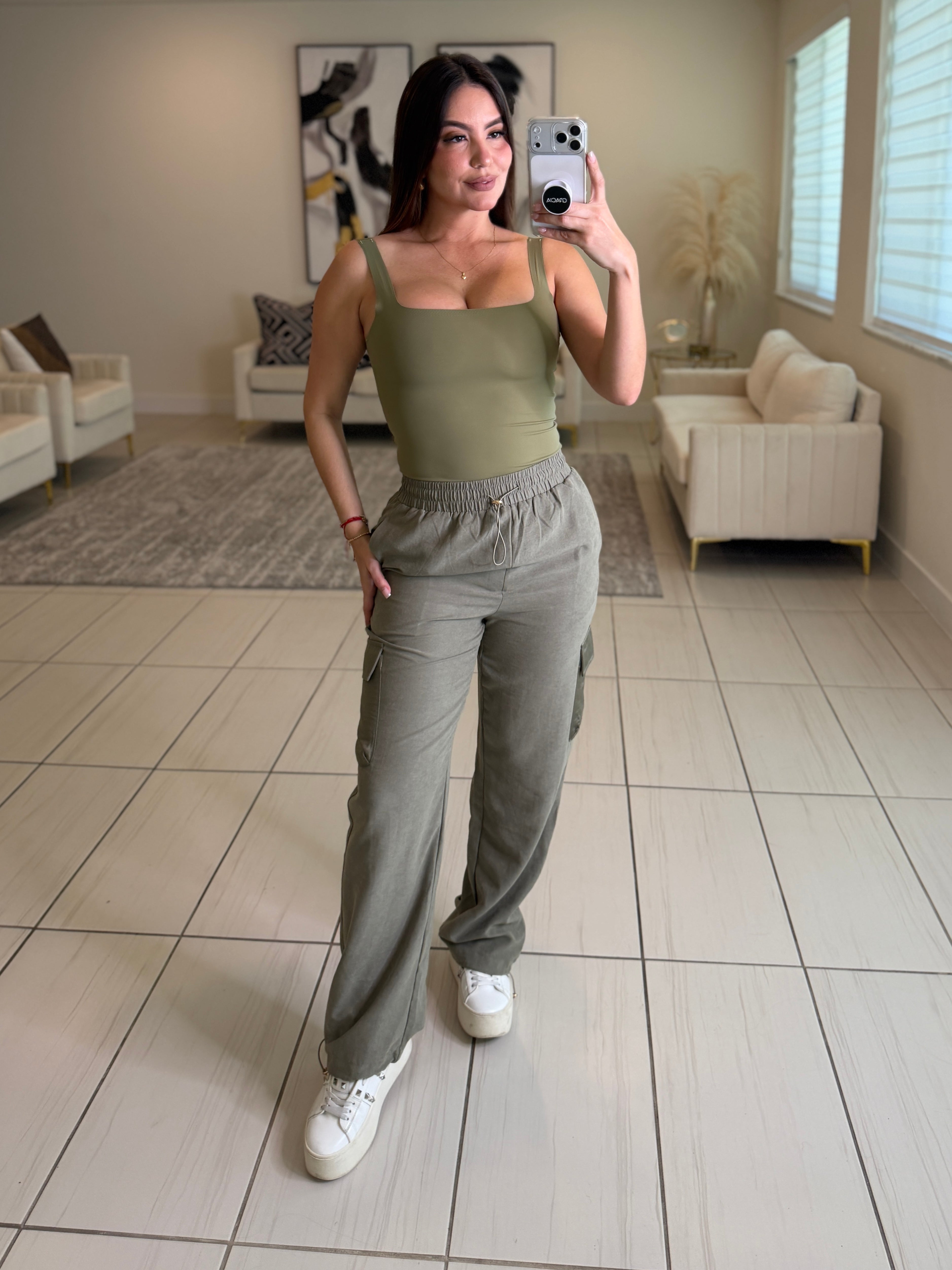 Luxe Seamless Green Bodysuit