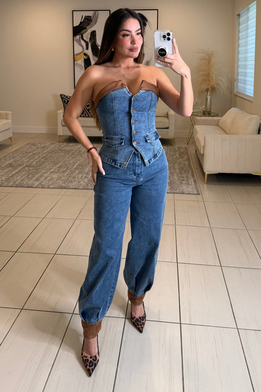 Urban Decode Denim Pant Set