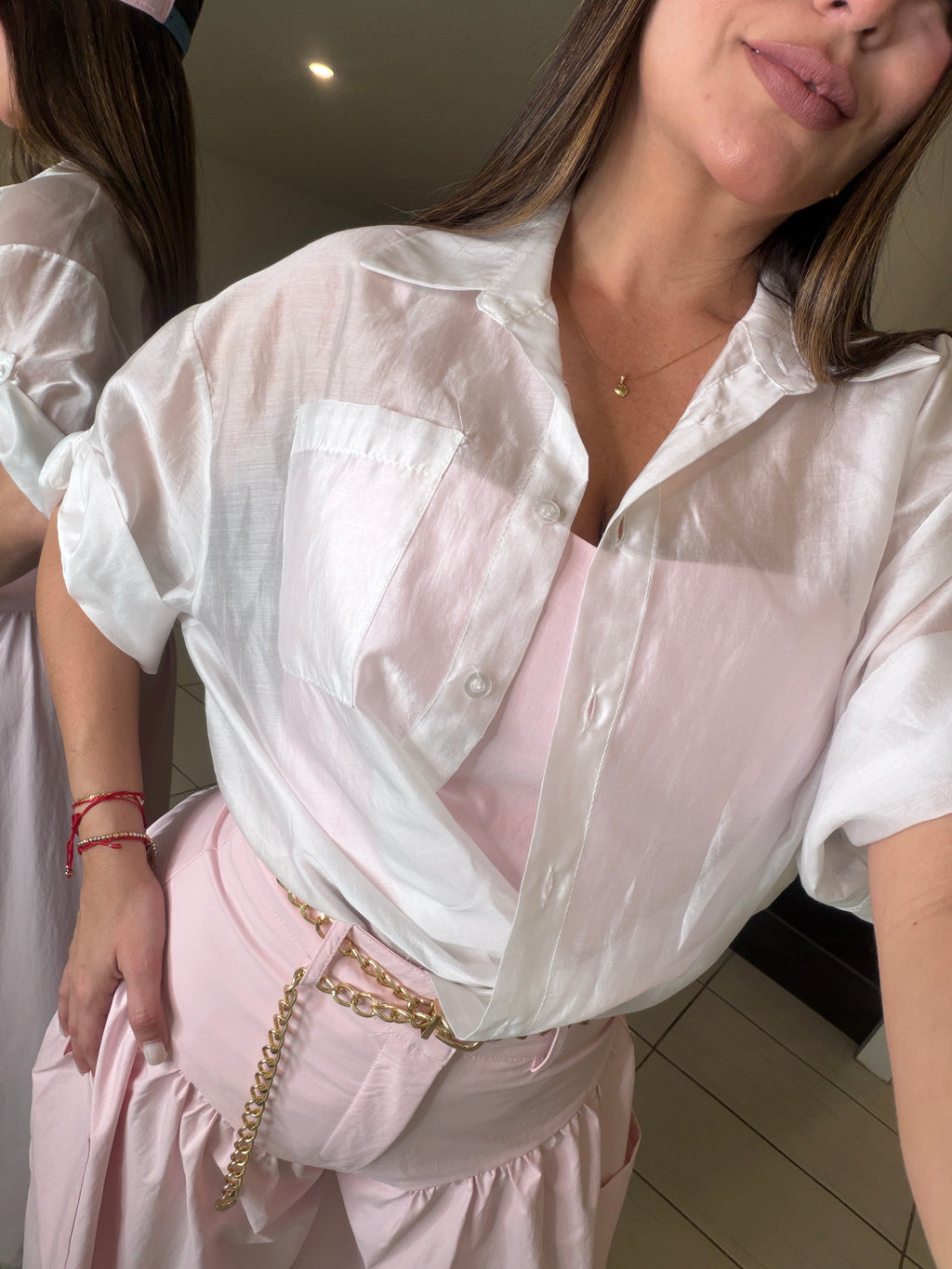 Divine Authority Pink Balloon Pant Set