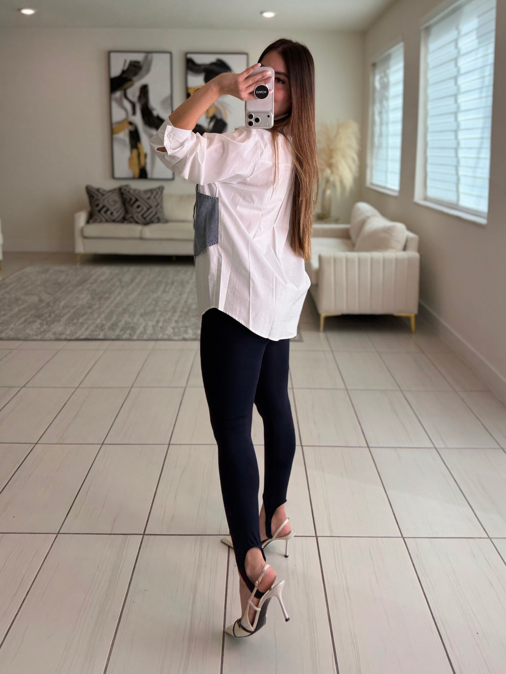 Power Sculpt Navy Blue Leggings