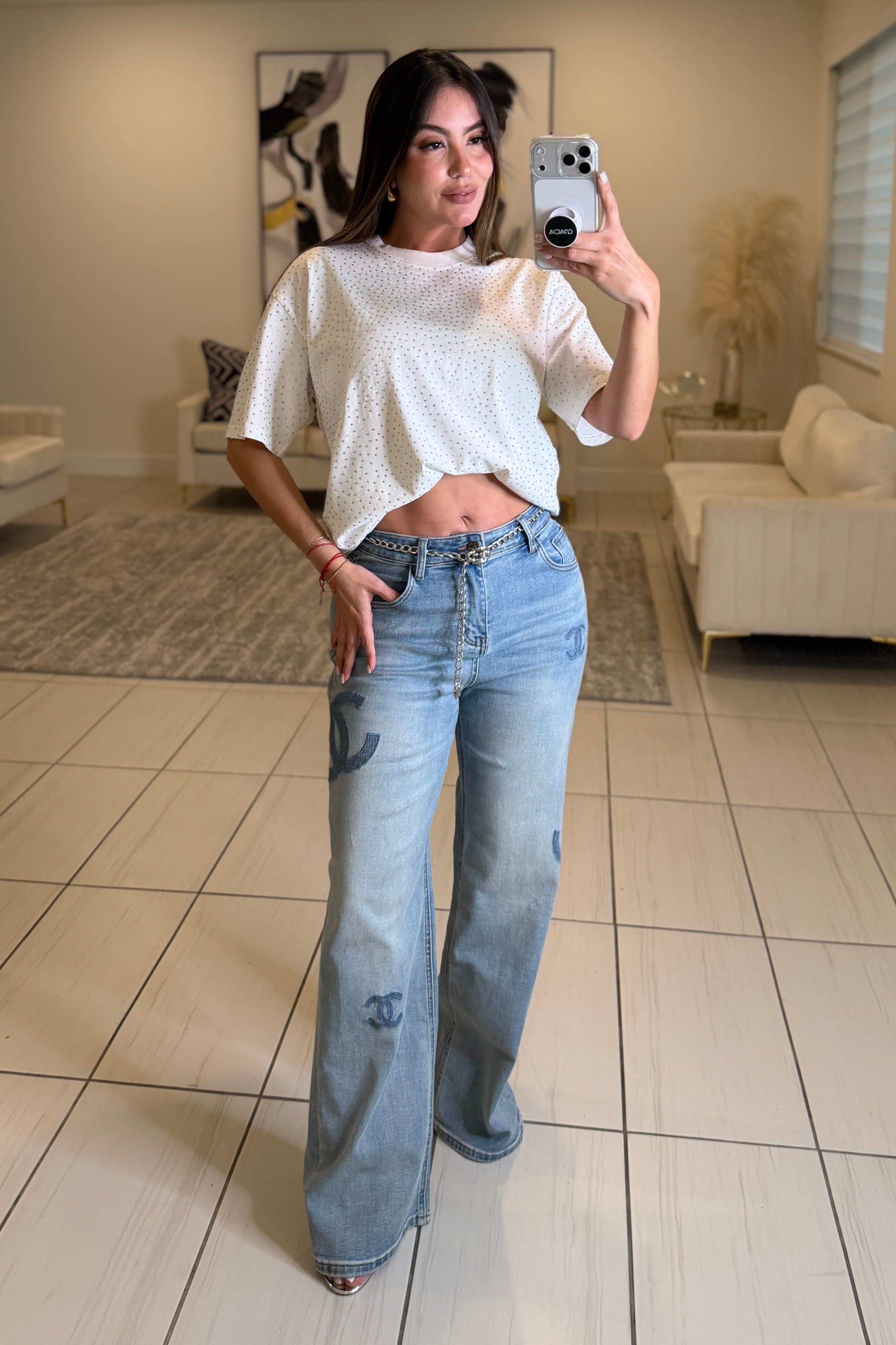 Iconic Light Blue Denim Pants