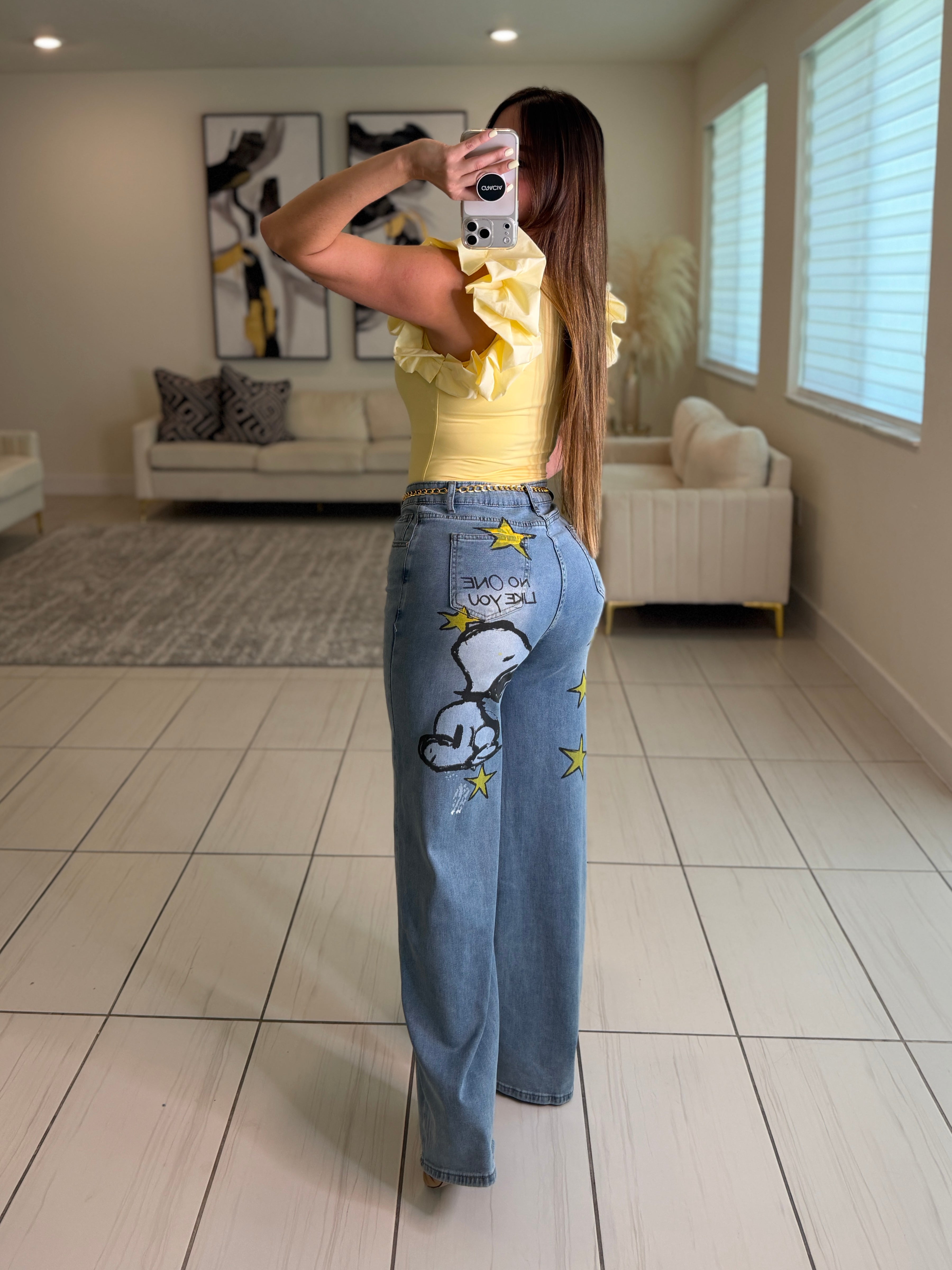 Summer Ruffles Yellow Bodysuit