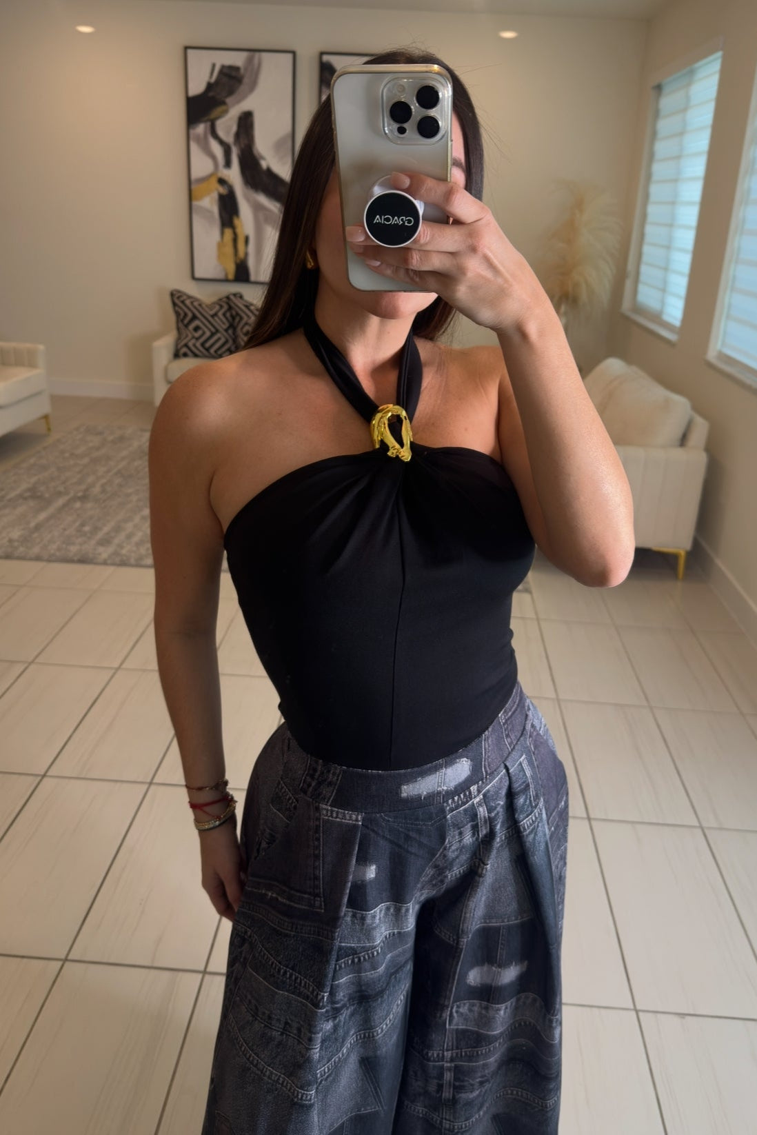 Marbella Black Top