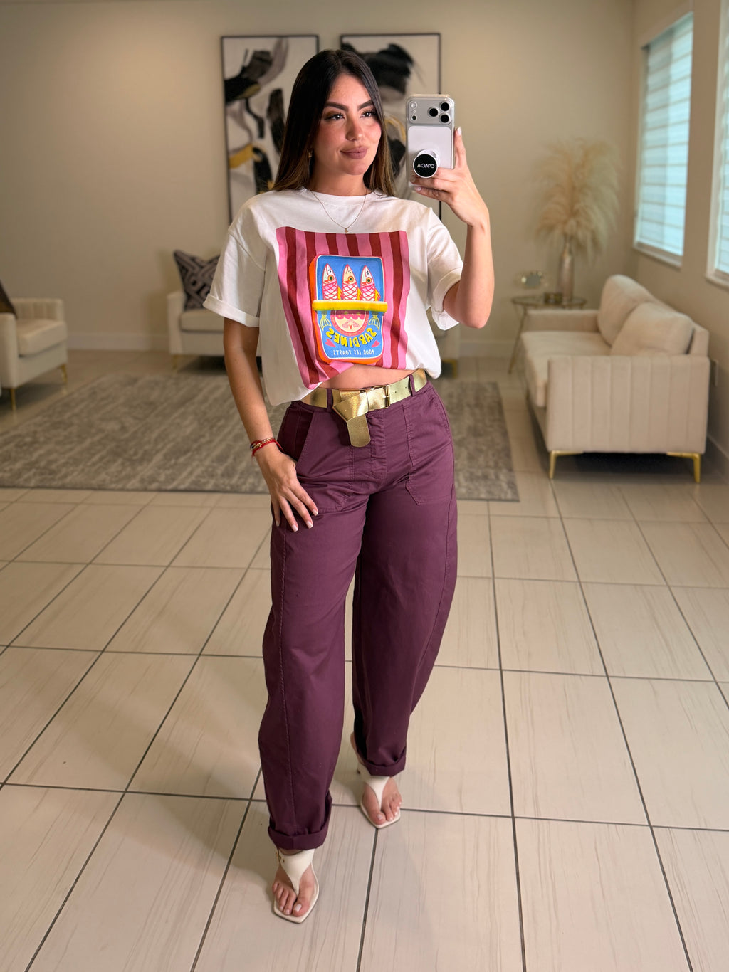 Savanna Wine Barrel Pants