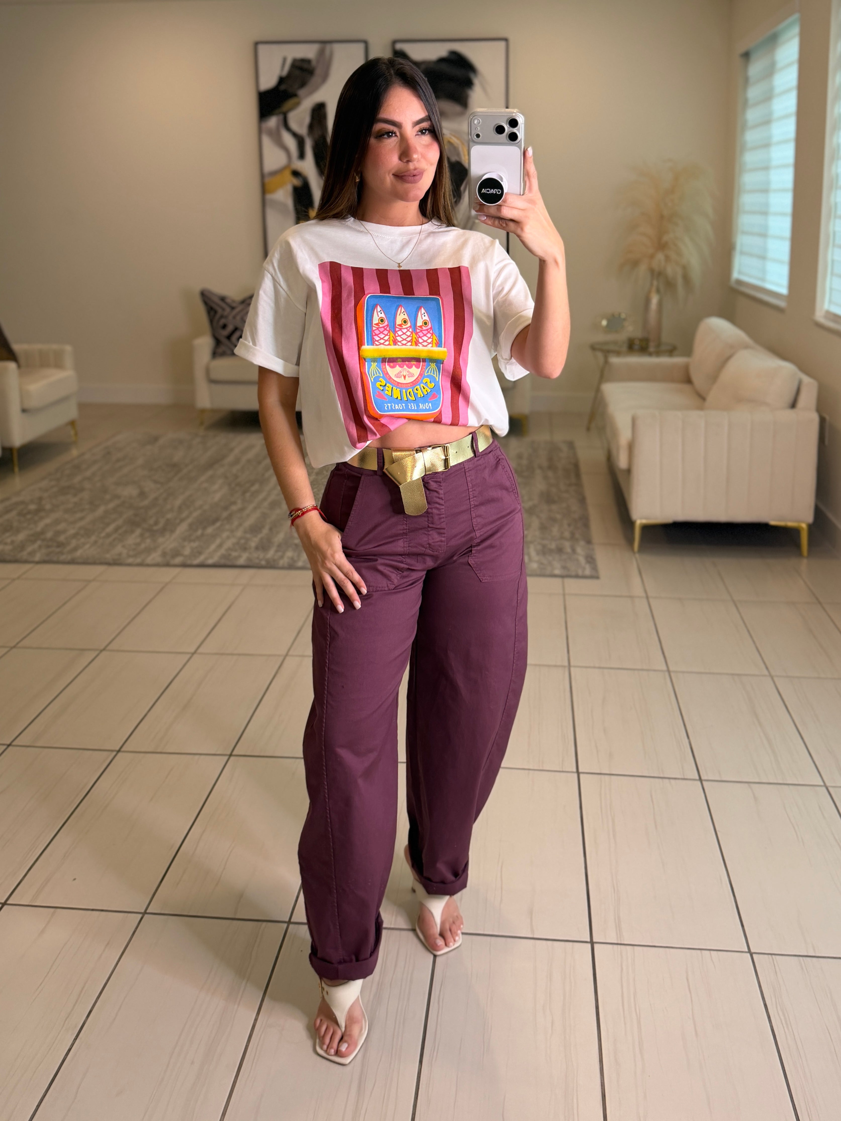 Savanna Wine Barrel Pants