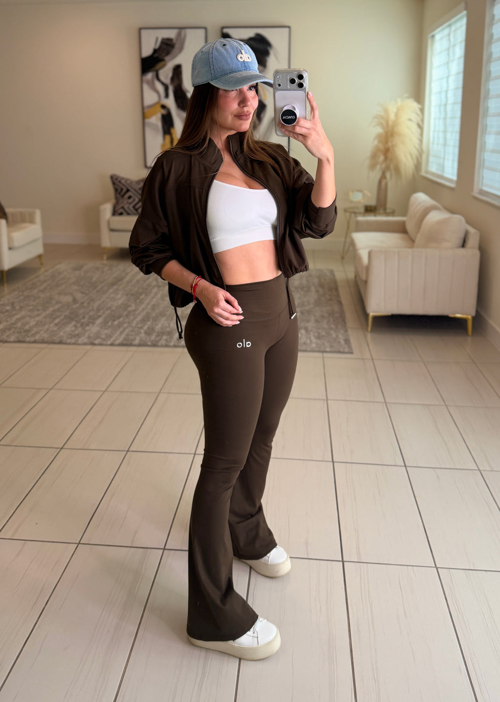 Softsculpt Halo Brown Pants Set