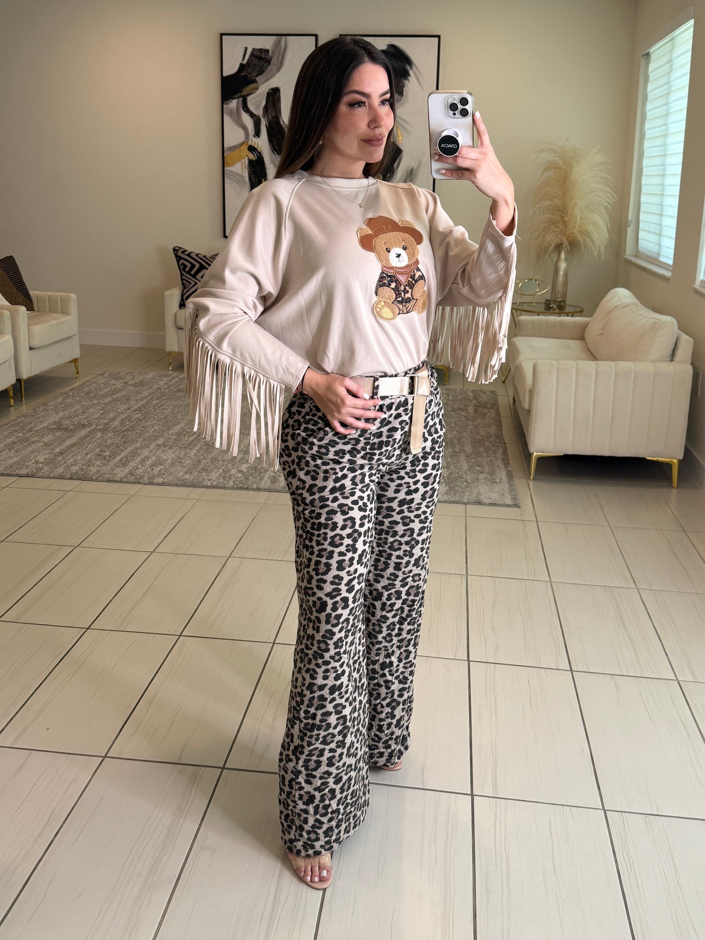 Synergy Leopard Print Pants