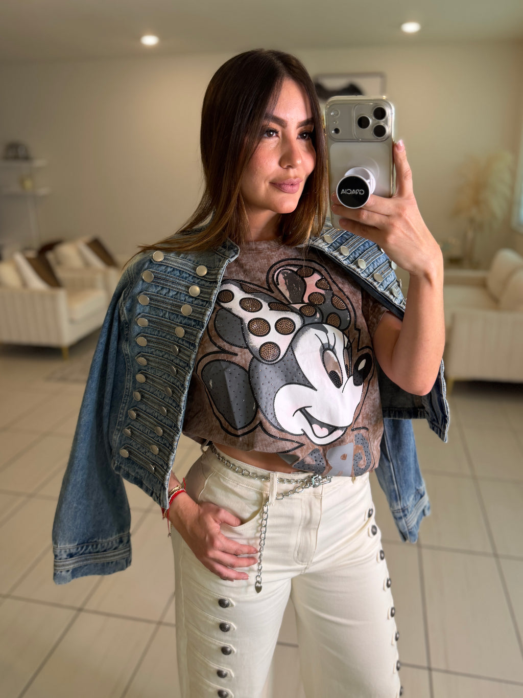 Funny Brown Washed Tshirt