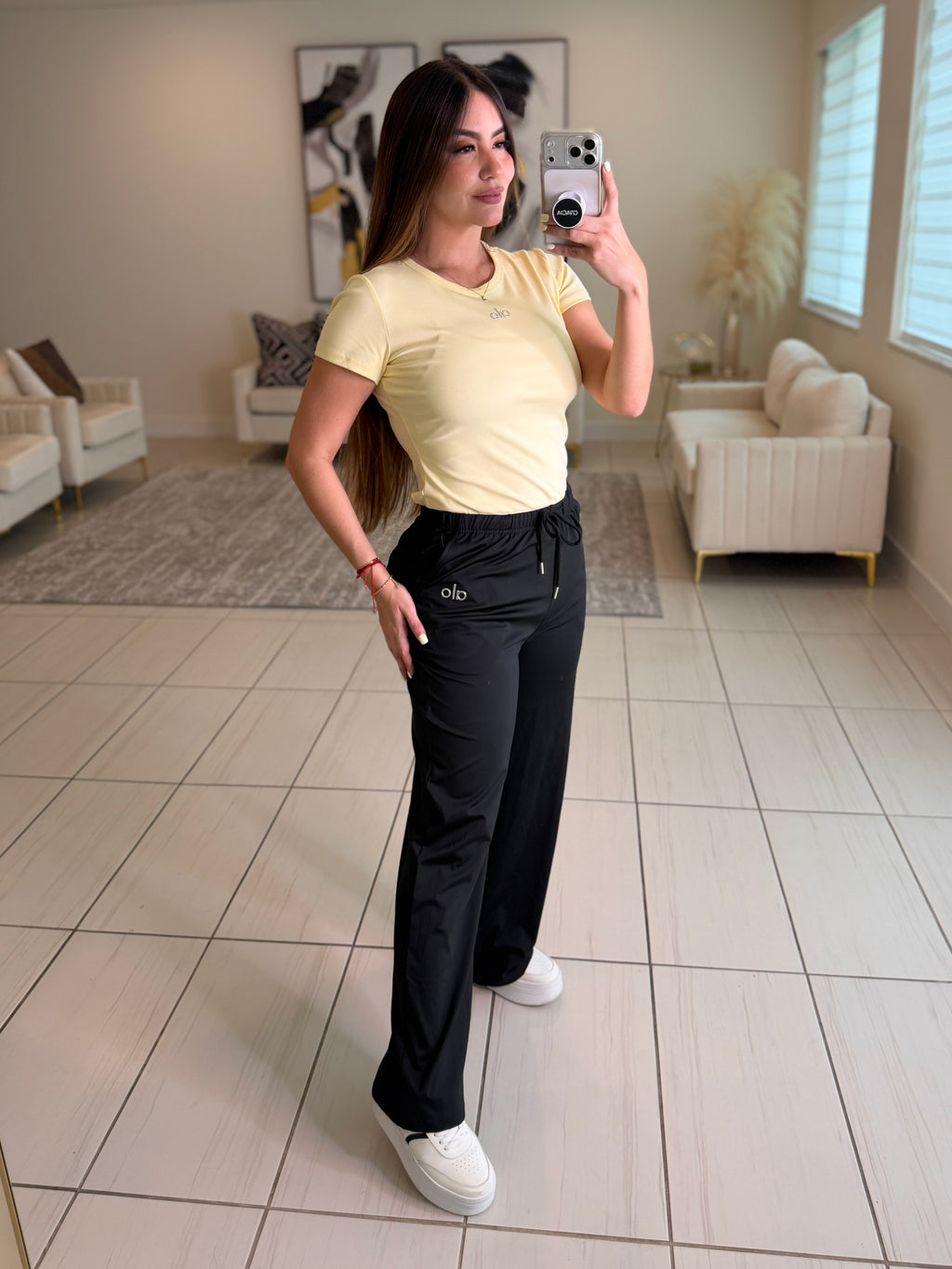 Iconic Halo Black Pants