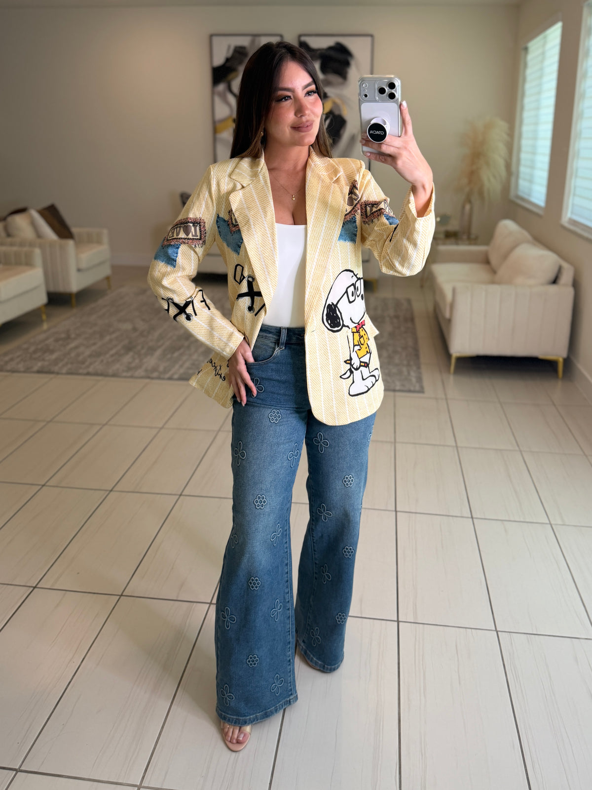 Glamorous Magic Yellow Blazer