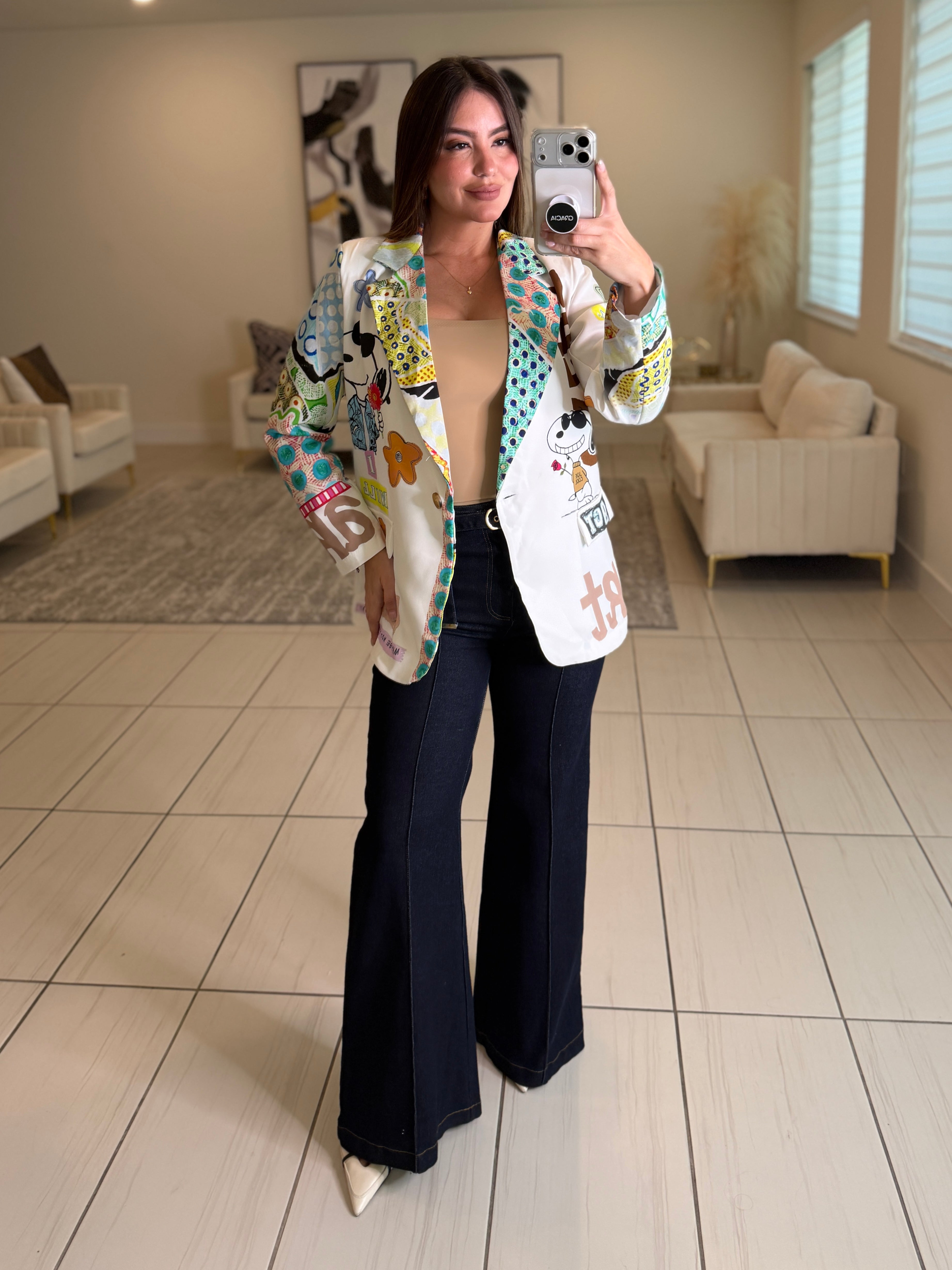 Refined Flow Dark Denim Pants