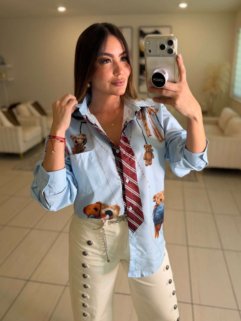 Bear Muse Blue Shirt