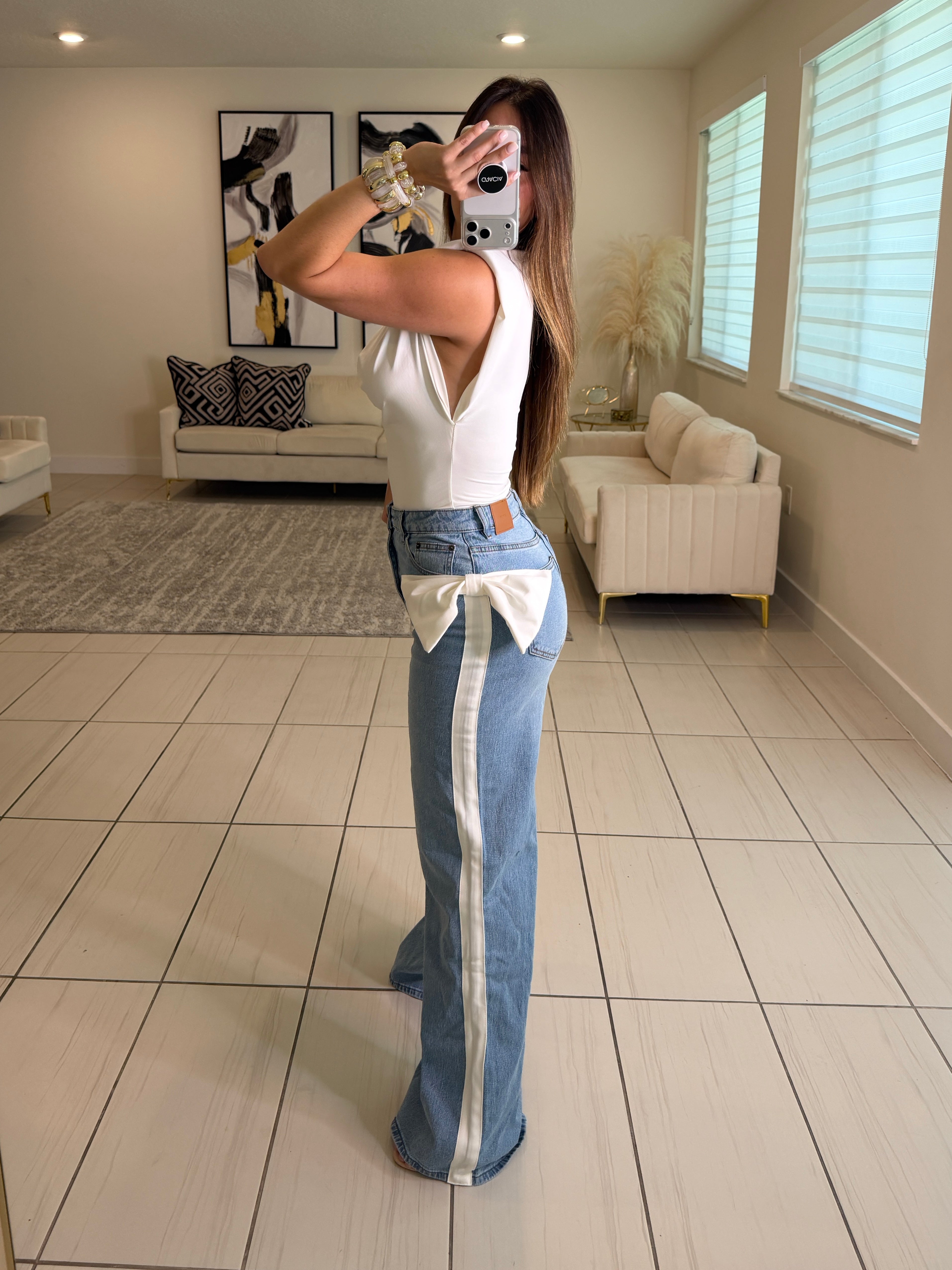 Sculpted Ease White Top