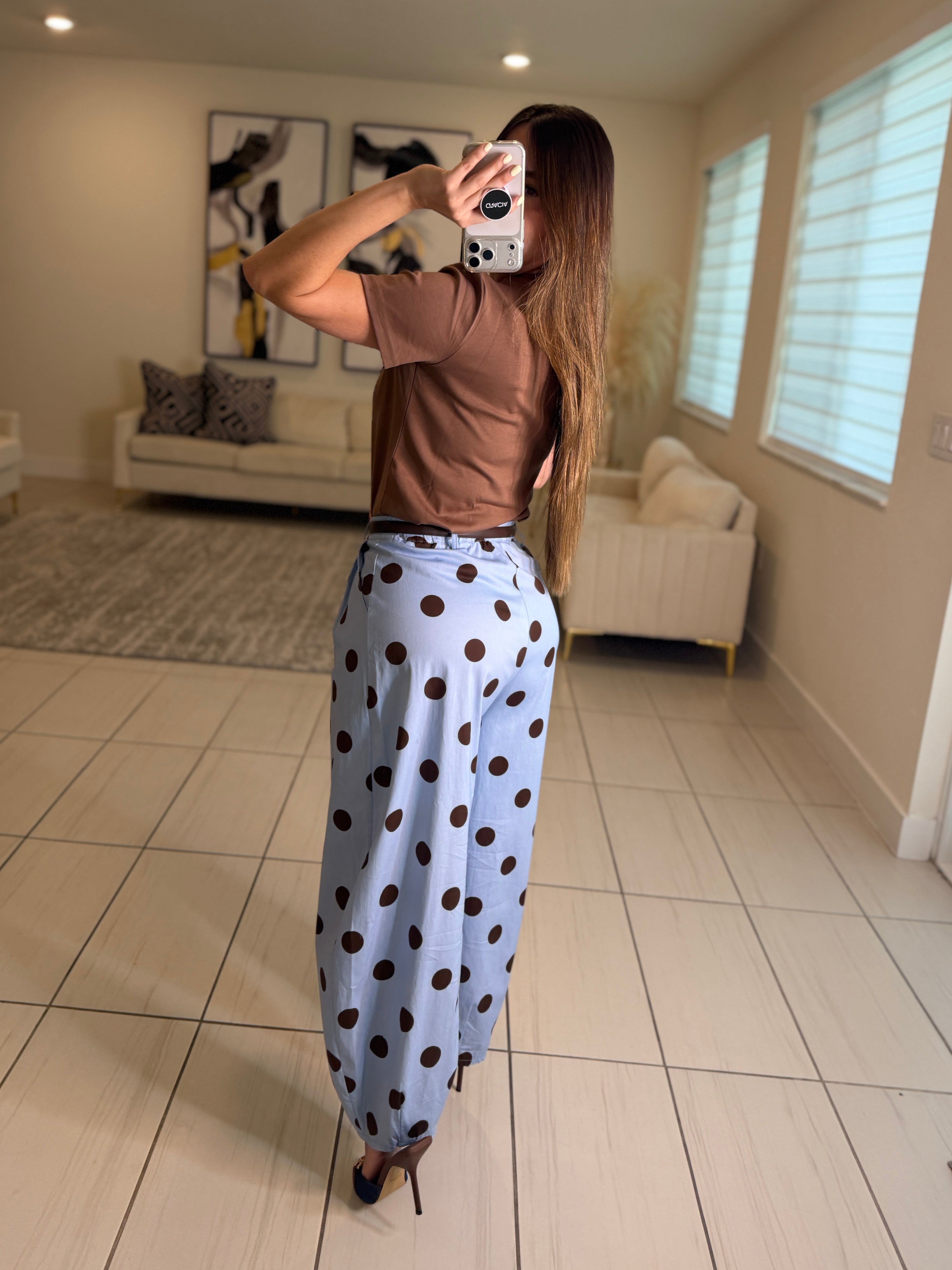 Lovely Dots Blue Pants