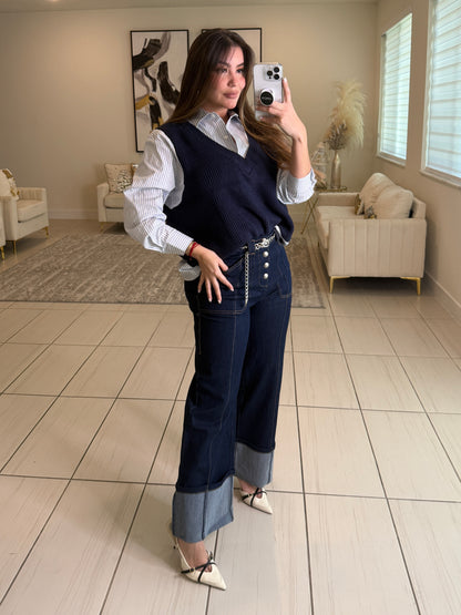 Femme Code Blue Denim Pants