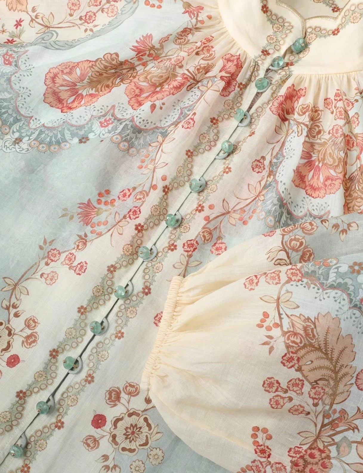 Daylight Floral Ramie Short Set