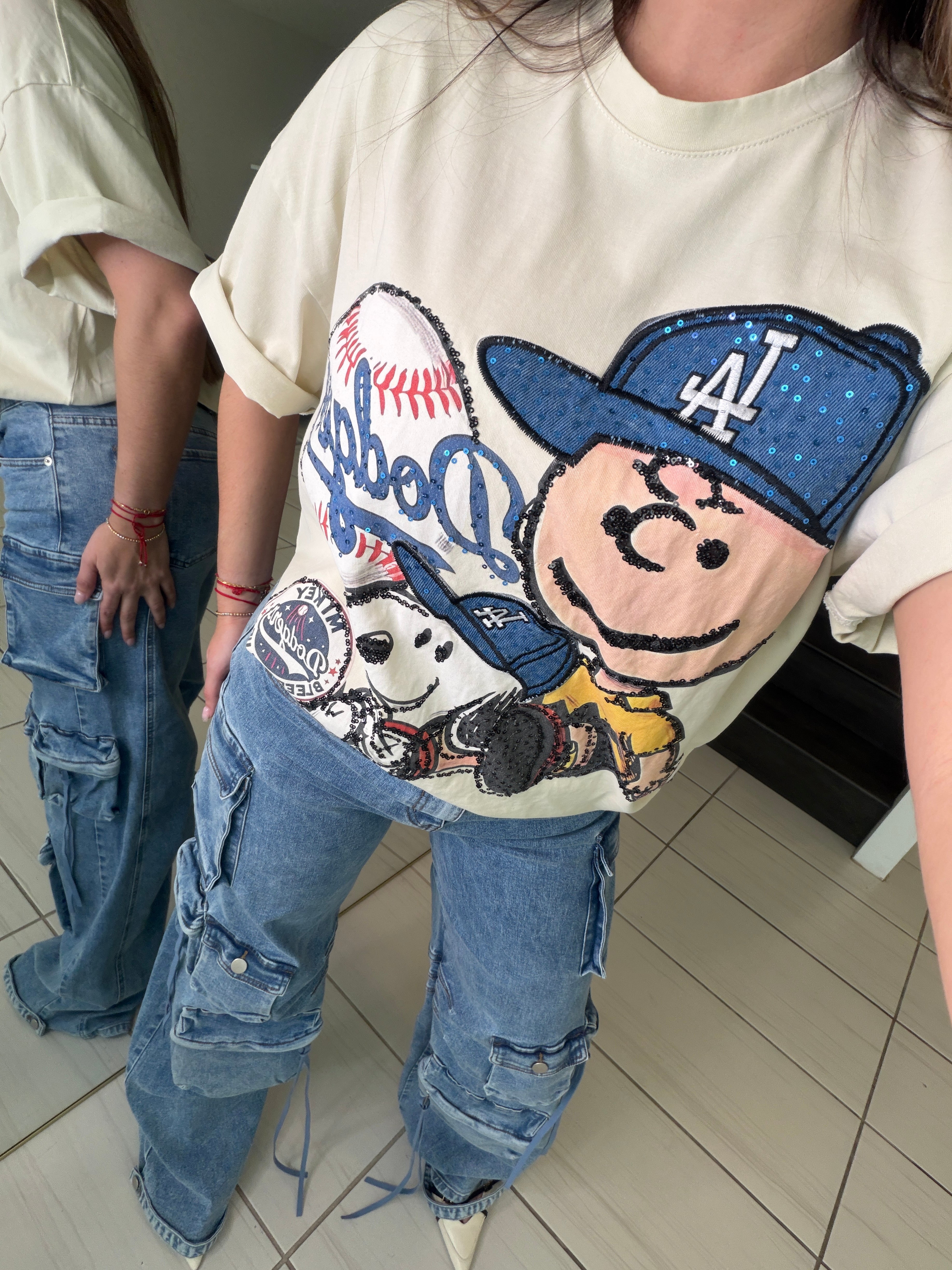 Gravity Flow Cargo Denim Pants