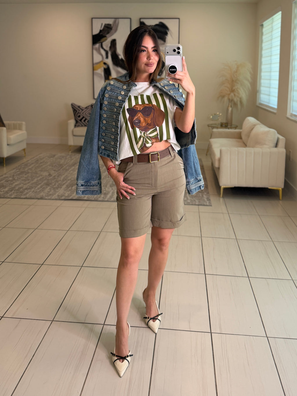 Cabana Muse Taupe Shorts