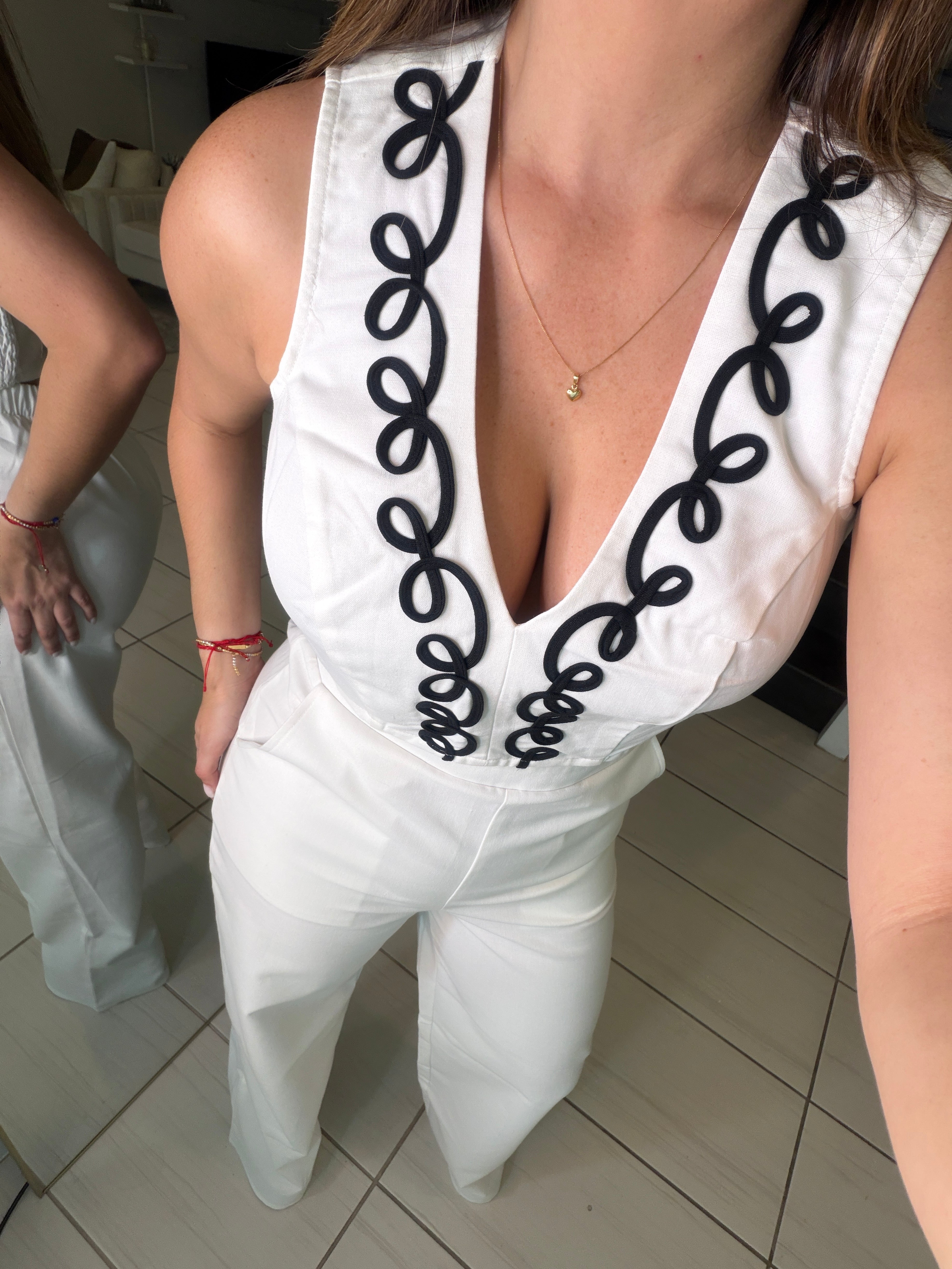 Monarch Edit White Pant Set