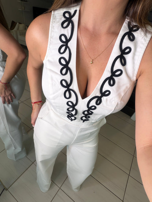 Monarch Edit White Pant Set