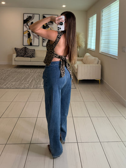 Enigma Nights Barrel Denim Pants