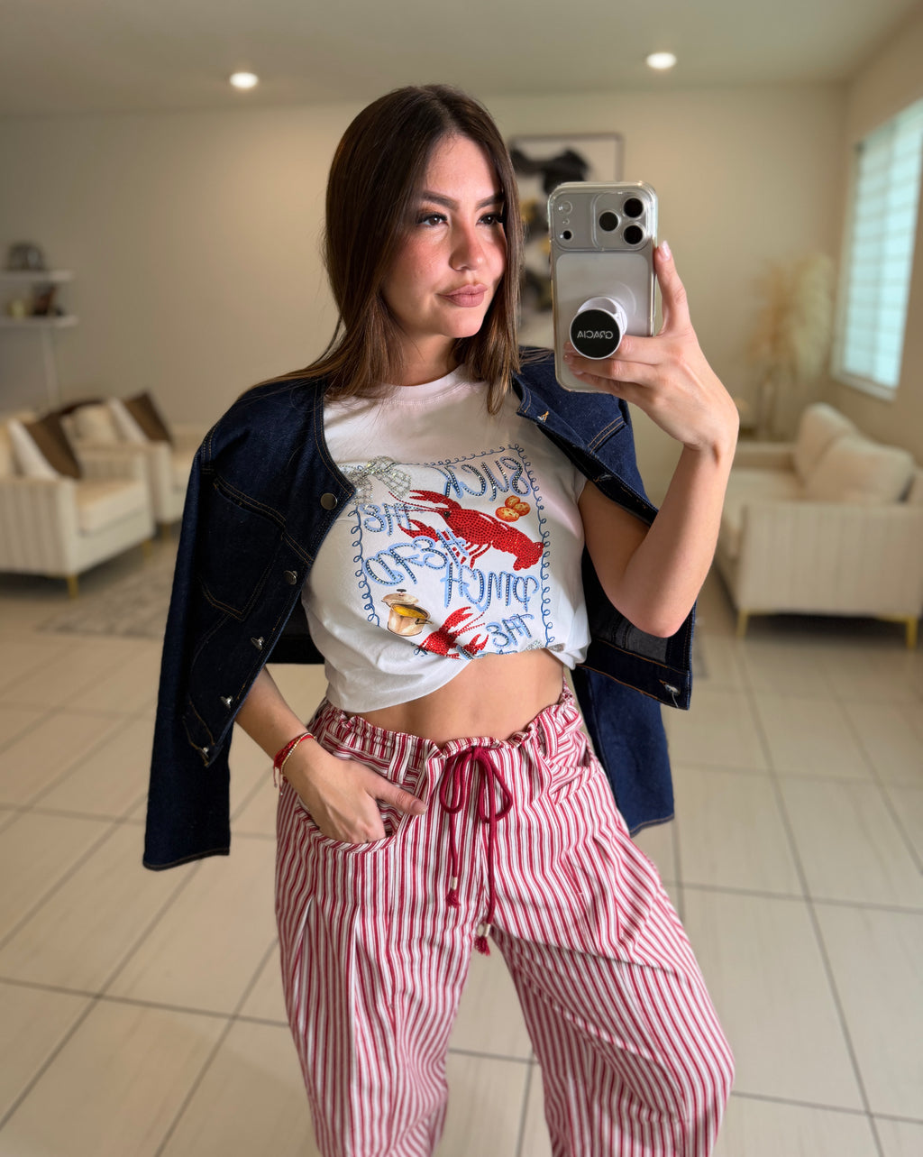 Fashion Cooked White Tshirt