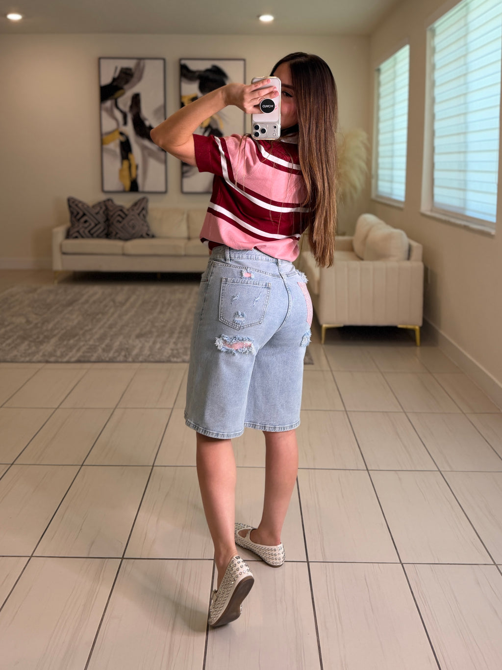 Sweet Stripes Pink Top