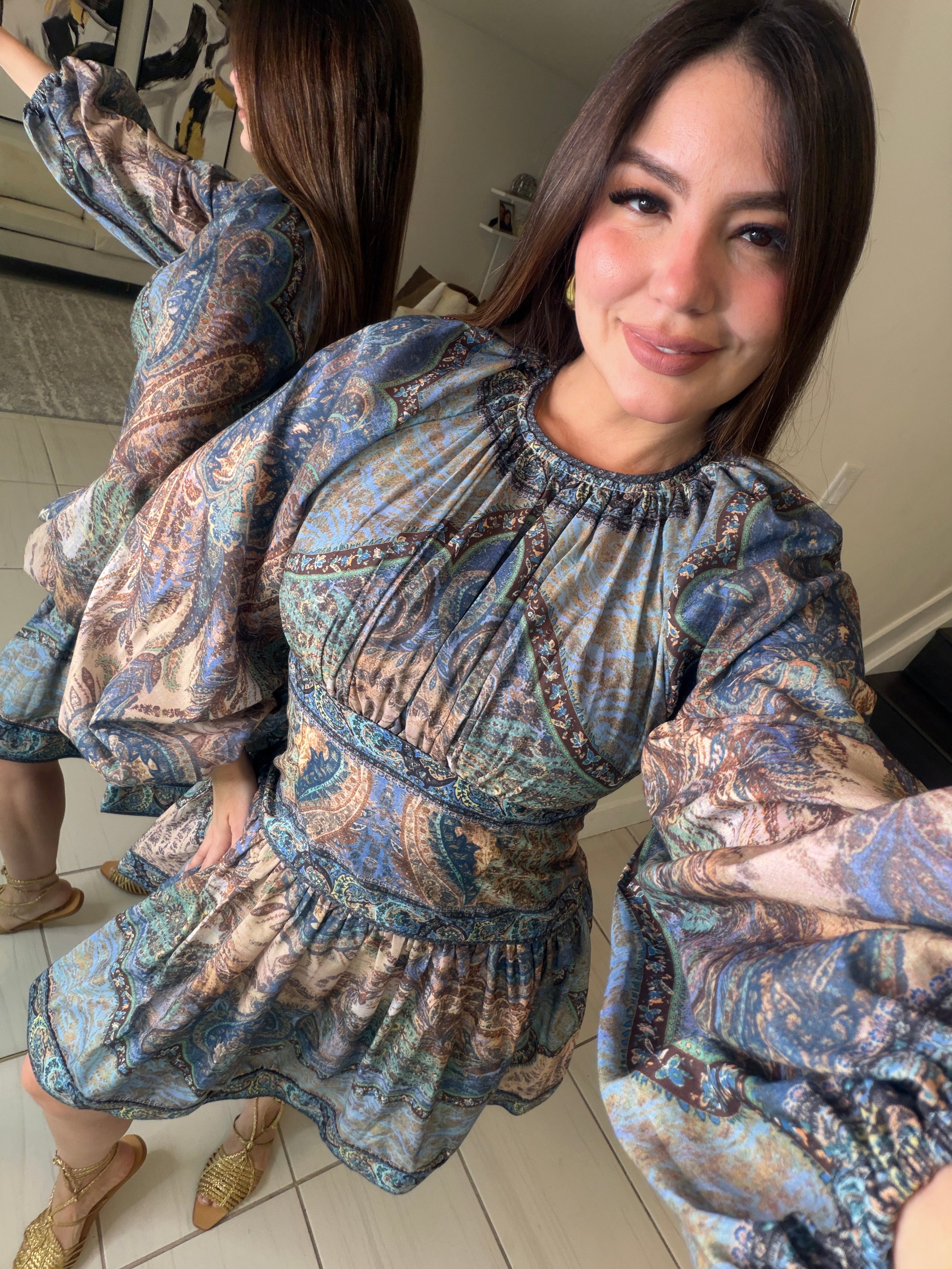 Wanderlust Blue Dress