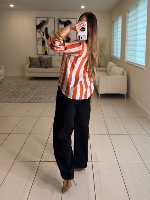 Siena Stripes Terracotta Shirt
