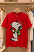 Funny Rhinestones Red Tshirt