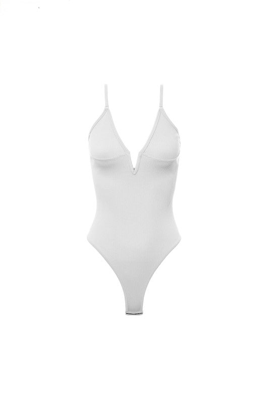 Glow Motion White Bodysuit