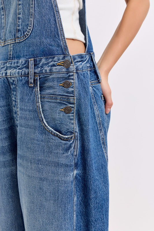 High Road Denim Barrel Jumpsuit