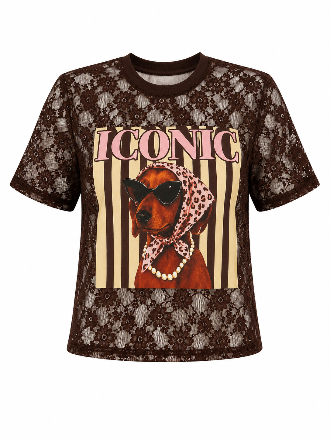 Iconic Puppy Brown Tshirt